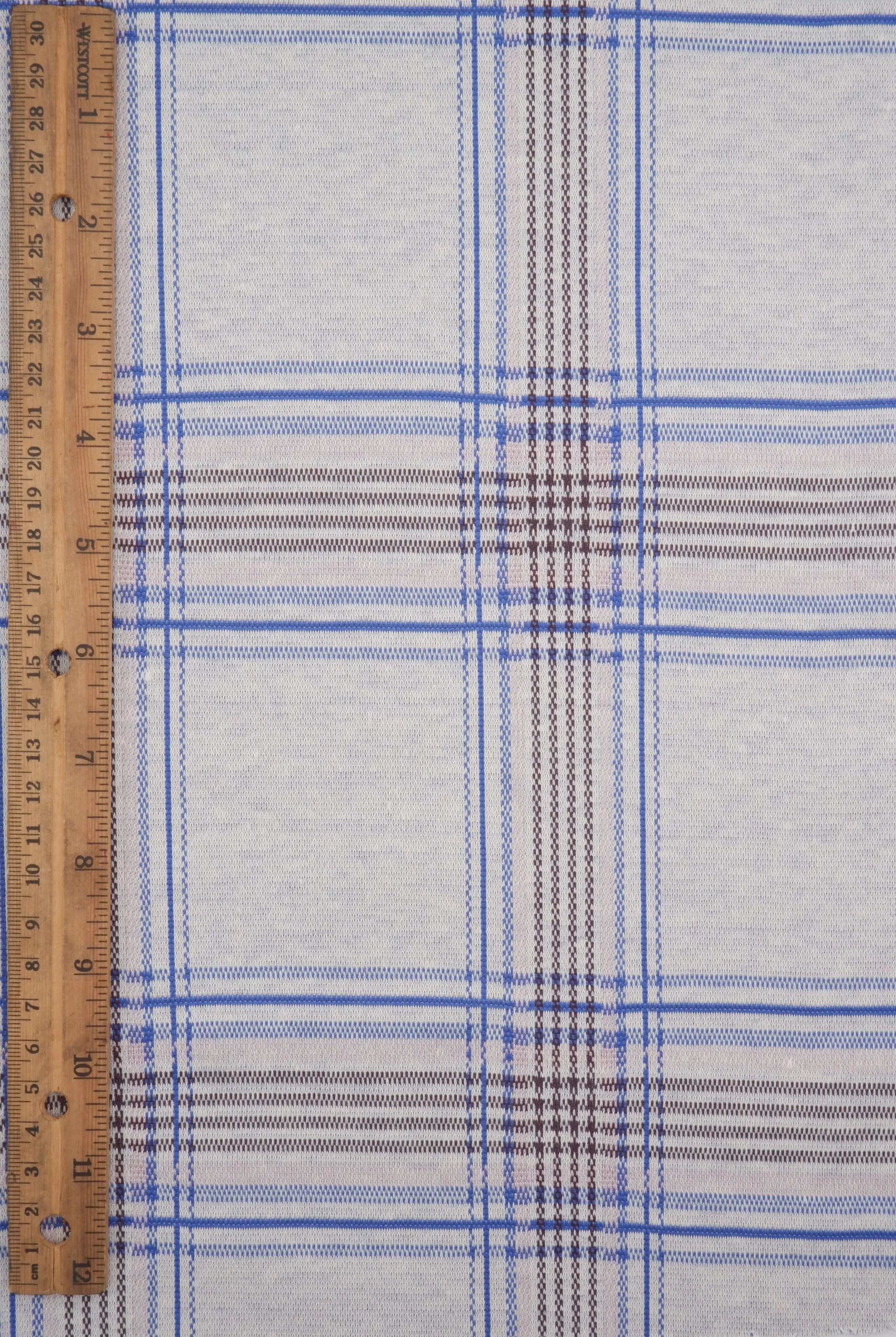 KNT4416 BLUE BODYSUIT BOTTOMS DRESS KNIT LOUNGEWEAR OUTERWEAR PANTS PLAID POLYESTER RAYON SKIRTS SOLID SPANDEX STRETCH TOPS TUNICS YARN DYED