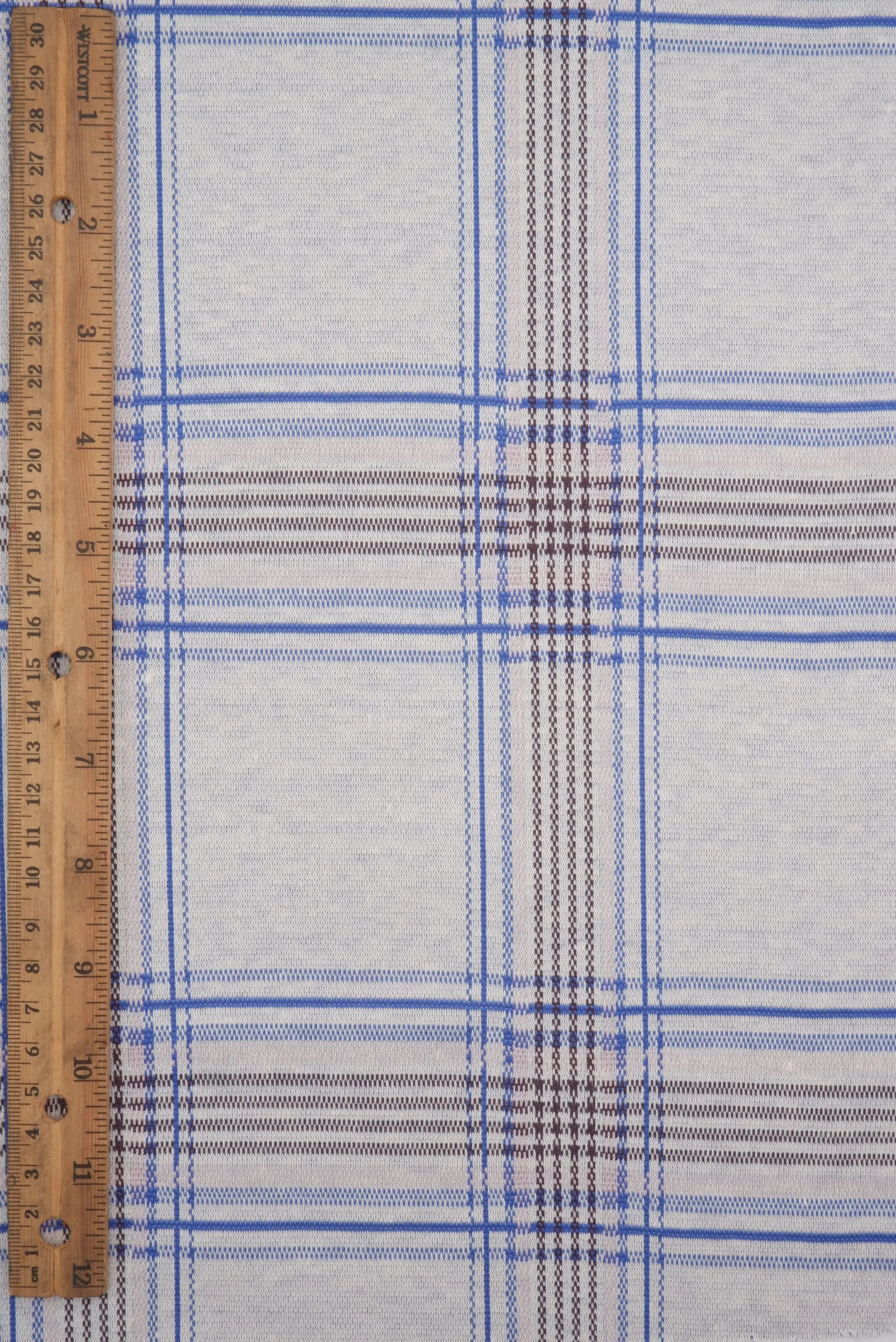 KNT4416 BLUE BODYSUIT BOTTOMS DRESS KNIT LOUNGEWEAR OUTERWEAR PANTS PLAID POLYESTER RAYON SKIRTS SOLID SPANDEX STRETCH TOPS TUNICS YARN DYED