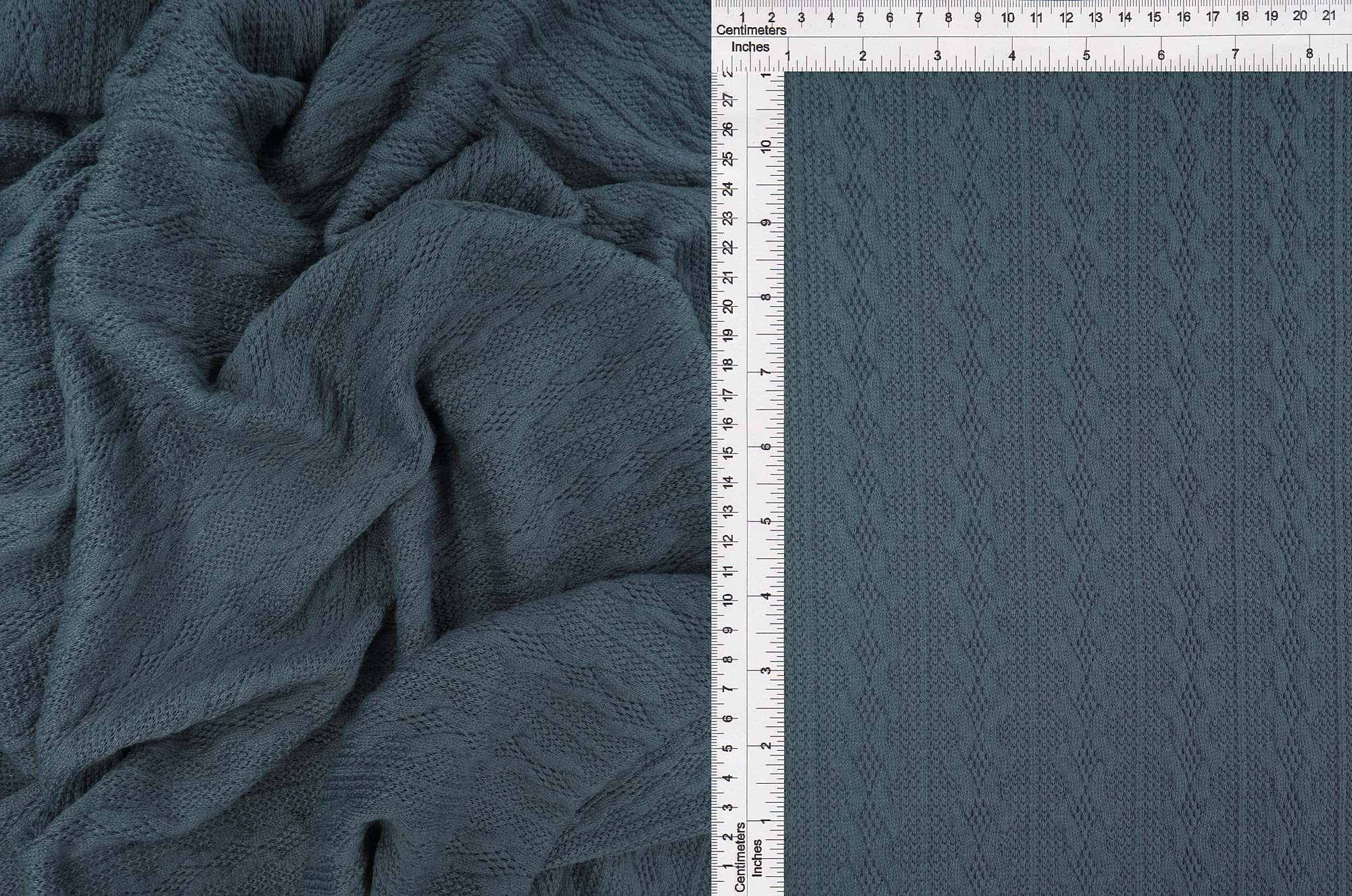 KNT4422 DENIM BLUE BOTTOMS CAMI DRESS JACQUARD KNIT NO-PRINT OUTERWEAR POLYESTER SOLID SPANDEX STRETCH SWEATER TUNICS