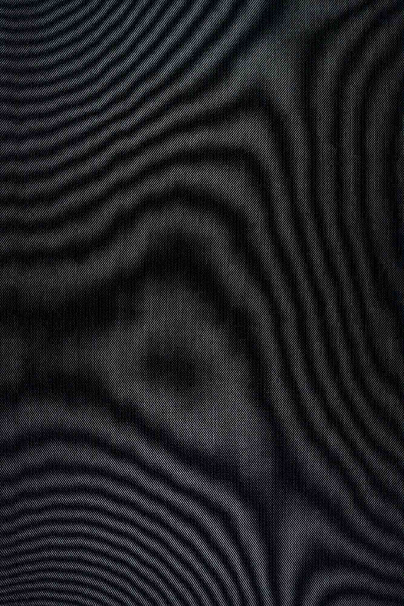 MESH-2000 BLACK BLOUSE BLUE BODYSUIT CAMI FLOCKING LOUNGEWEAR MESH NO-PRINT POLYESTER SOLID SPANDEX STRETCH TOPS TUNICS