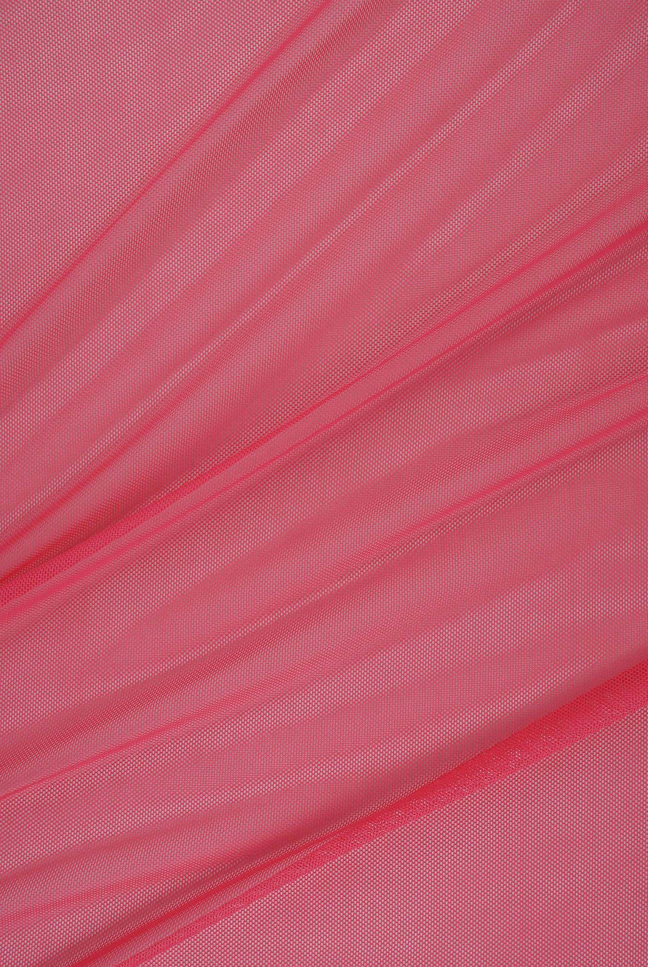 MESH-2000 FANCY CORAL BLOUSE BODYSUIT CAMI FLOCKING LOUNGEWEAR MESH NO-PRINT POLYESTER RED SOLID SPANDEX STRETCH TOPS TUNICS