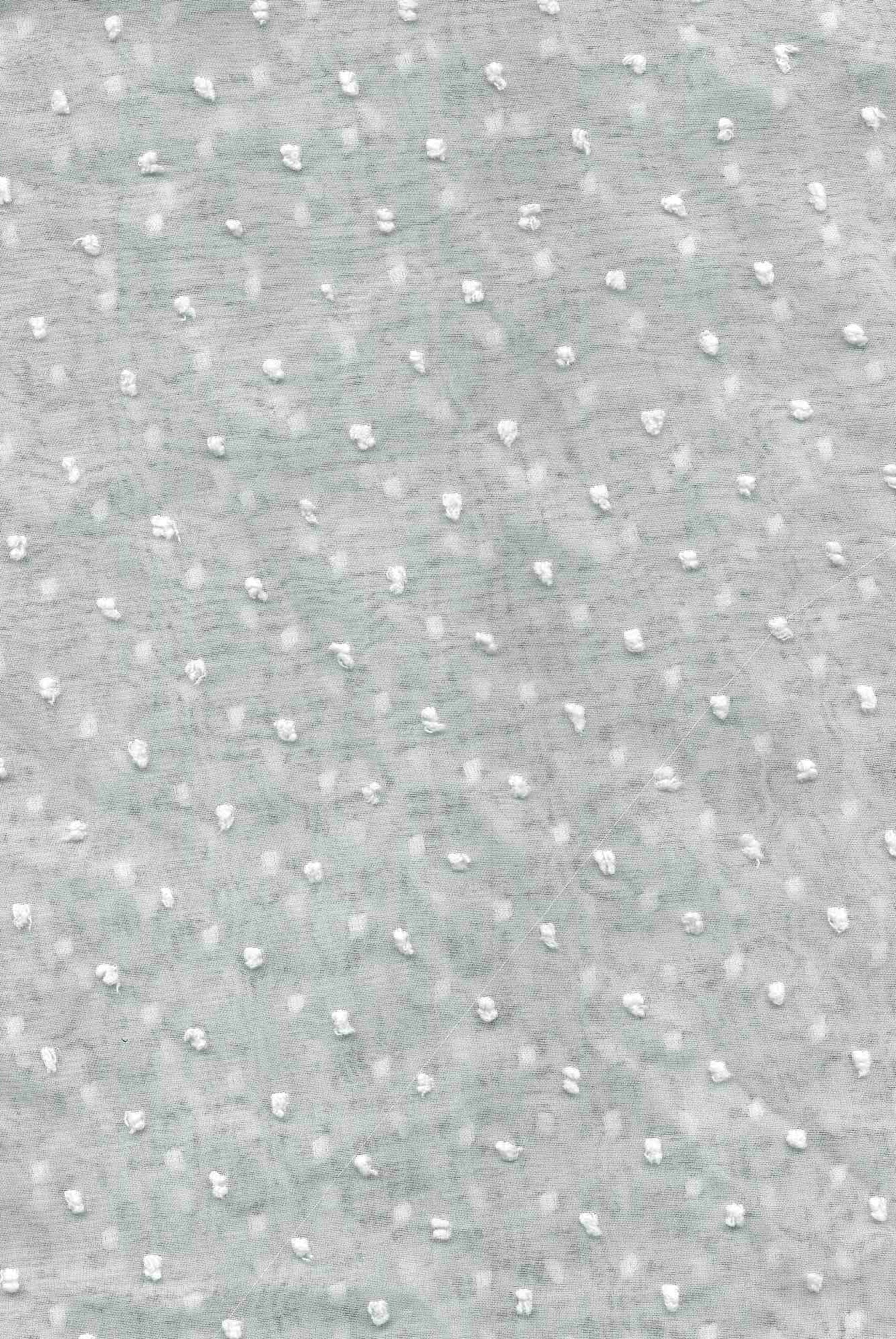 HIMLT-3132 IVORY BLOUSE CHIFFON CREAM DOT DRESS HI-MULTI IVORY NON STRETCH POLYESTER SKIRTS SOLID SWISS TOPS WHITE WOVEN