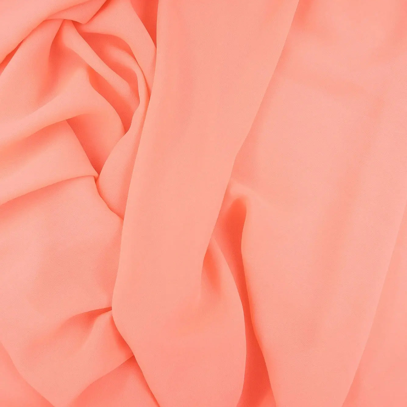 WOOL DBY NEON SALMON BLOUSE BOTTOMS CAMI DRESS NEON NO-PRINT PEACH POLYESTER SKIRTS SOLID TOPS WOOL DOBBY WOVEN
