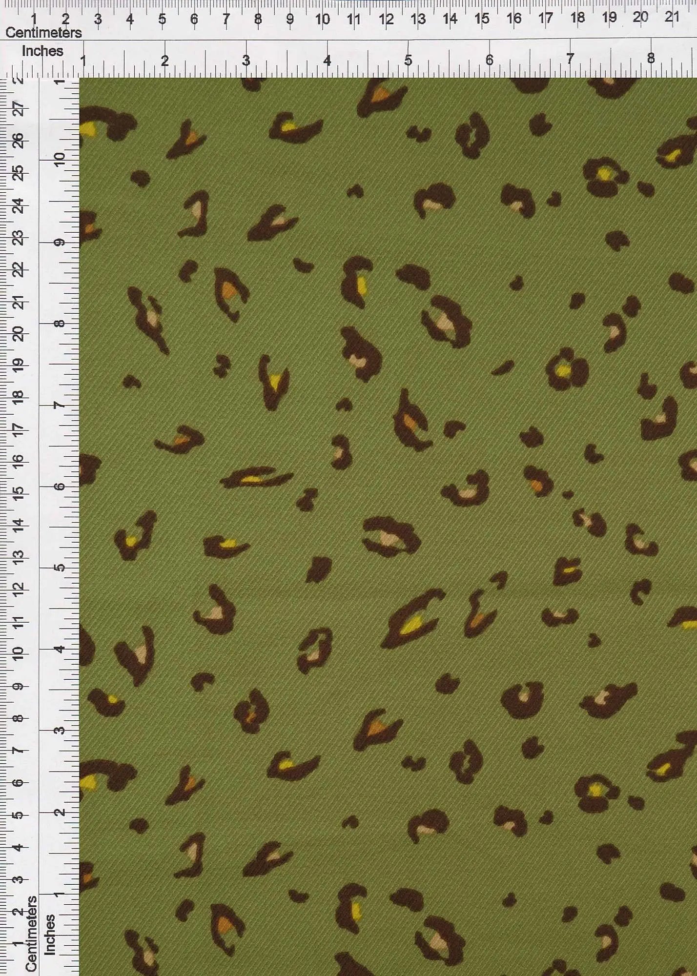 POP4435-MS10516 OLIVE ANIMAL BLOUSE BODYSUIT BOTTOMS BROWN CAMI DRESS GOLD GREEN LEOPARD PANTS POLYESTER PRINT SKIRTS SPANDEX T-SHIRT TOPS TWILL WOVEN