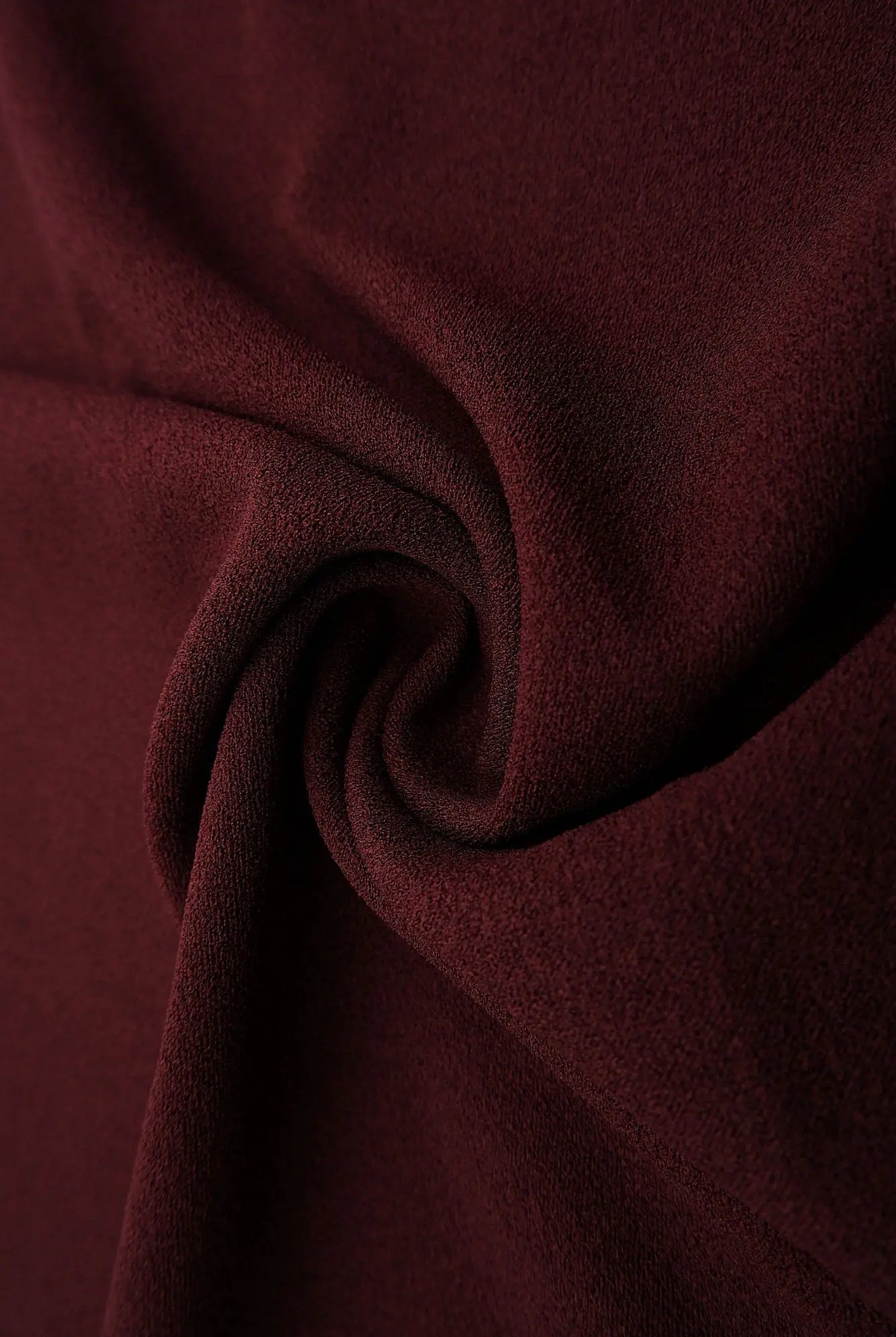 TECH-3311 BURGUNDY BODYSUIT BOTTOMS CAMI CREPON DRESS KNIT NO-PRINT PANTS POLYESTER RED SKIRTS SOLID SPANDEX SUBLIMATION TECHNO CREPE TOPS TUNICS