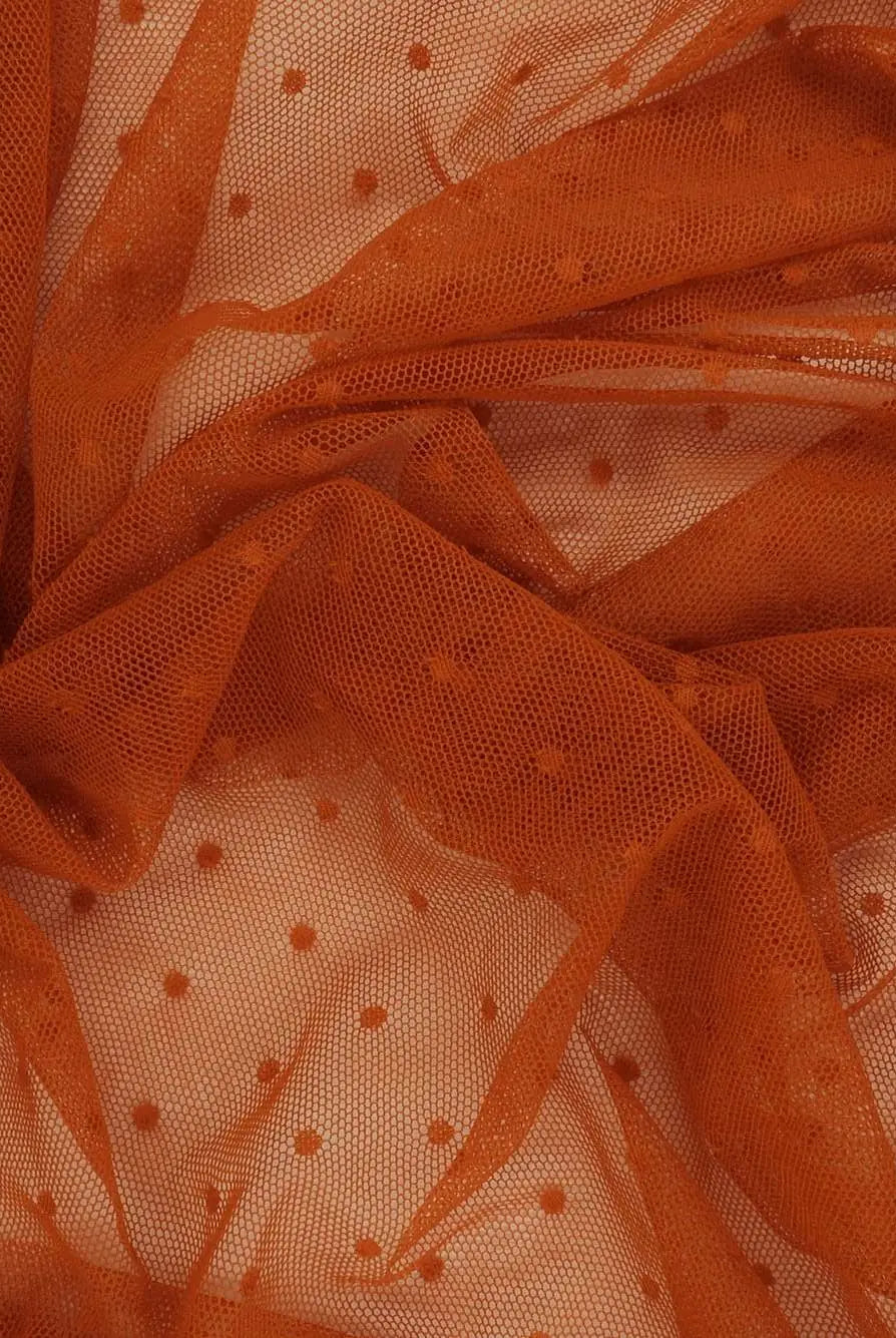 LACE3759 RUST LT BODYSUIT BOTTOMS CAMI DOT DRESS LACE MESH NYLON SOLID SPANDEX TOPS TUNICS