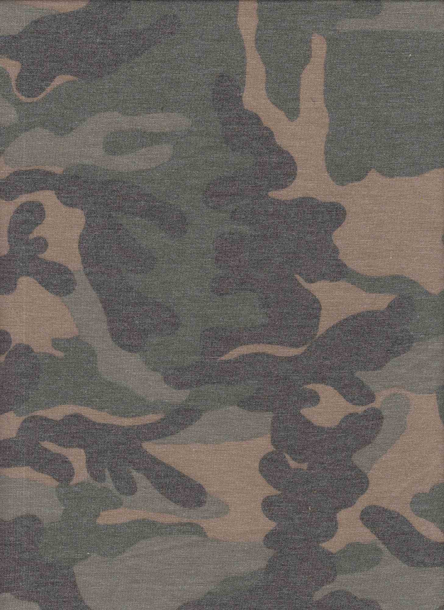 Camouflage Stretch Knit Fabric - KNT1304-SE71178 - Fabric Selection WS