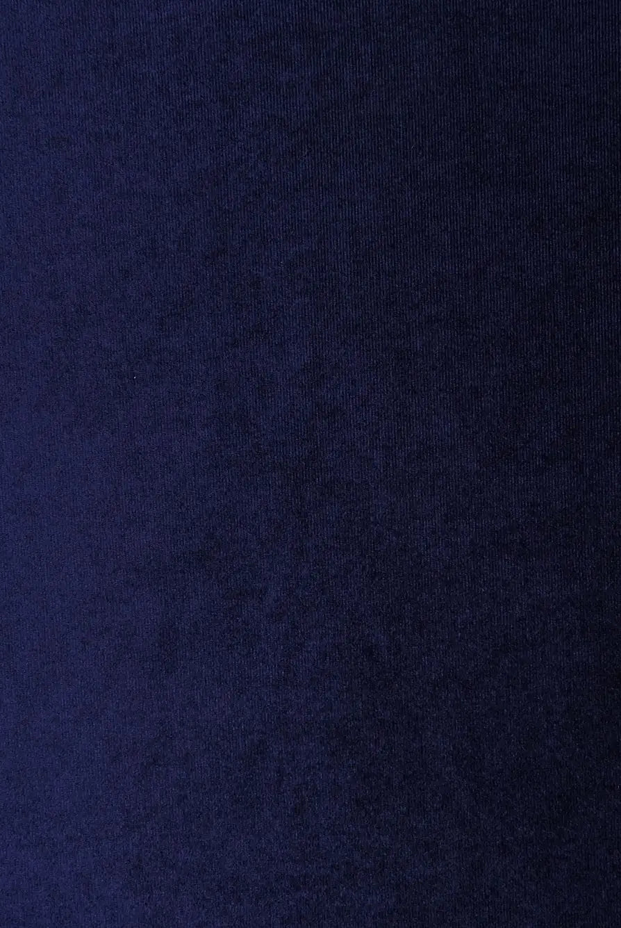 KNT3850 NAVY BLUE BOTTOMS CAMI DRESS KNIT NO-PRINT PANTS POLYESTER SKIRTS SOLID SPANDEX STRETCH TOPS TUNICS VELVET