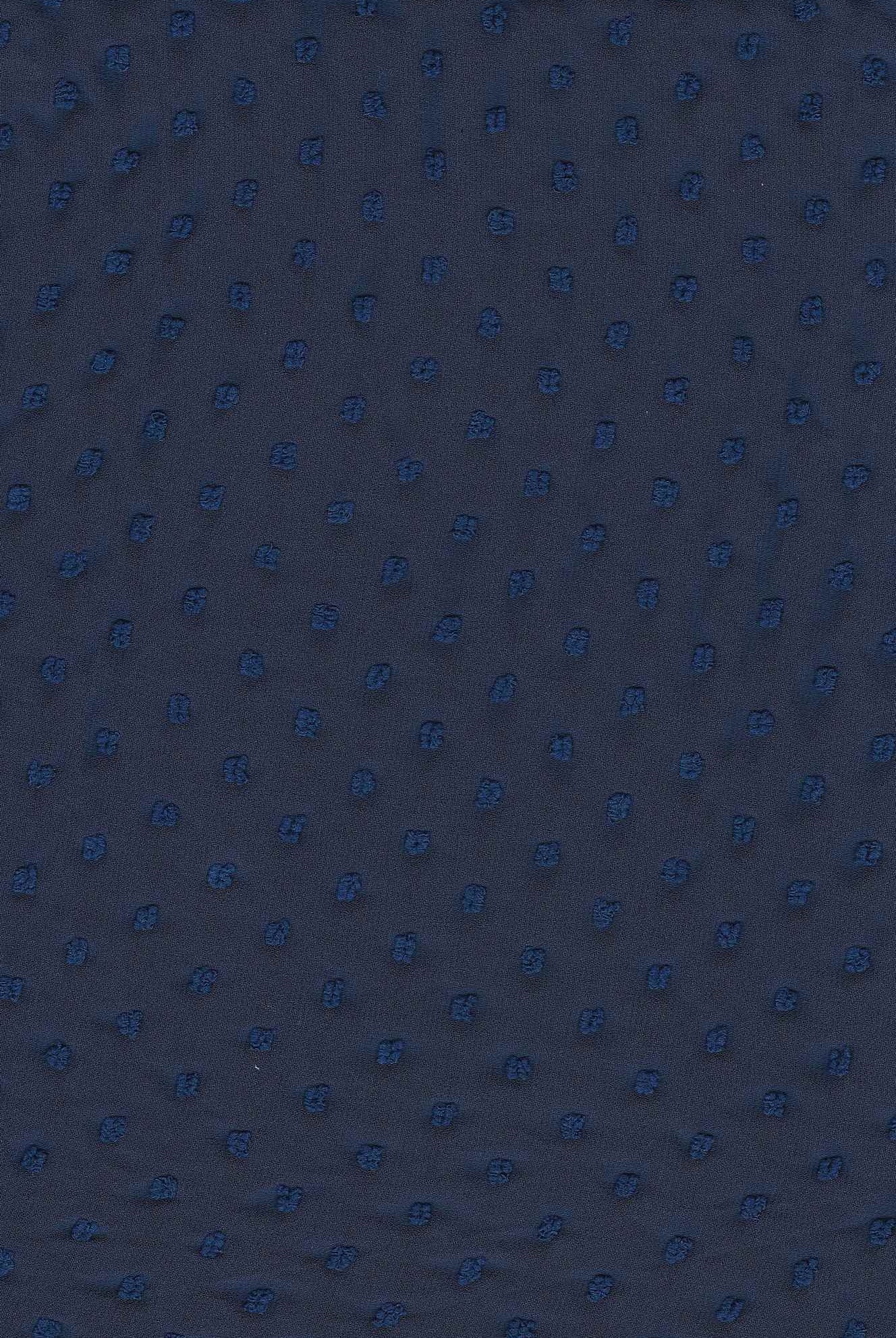 HIMLT-3132 DENIM BLOUSE BLUE CHIFFON DOT DRESS HI-MULTI NON STRETCH POLYESTER SKIRTS SOLID SWISS TOPS WOVEN