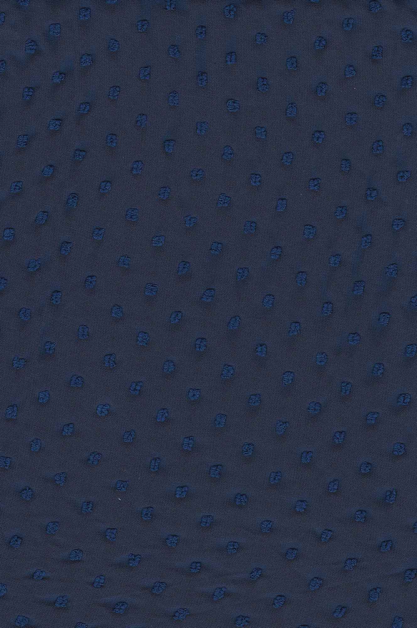 HIMLT-3132 DENIM BLOUSE BLUE CHIFFON DOT DRESS HI-MULTI NON STRETCH POLYESTER SKIRTS SOLID SWISS TOPS WOVEN