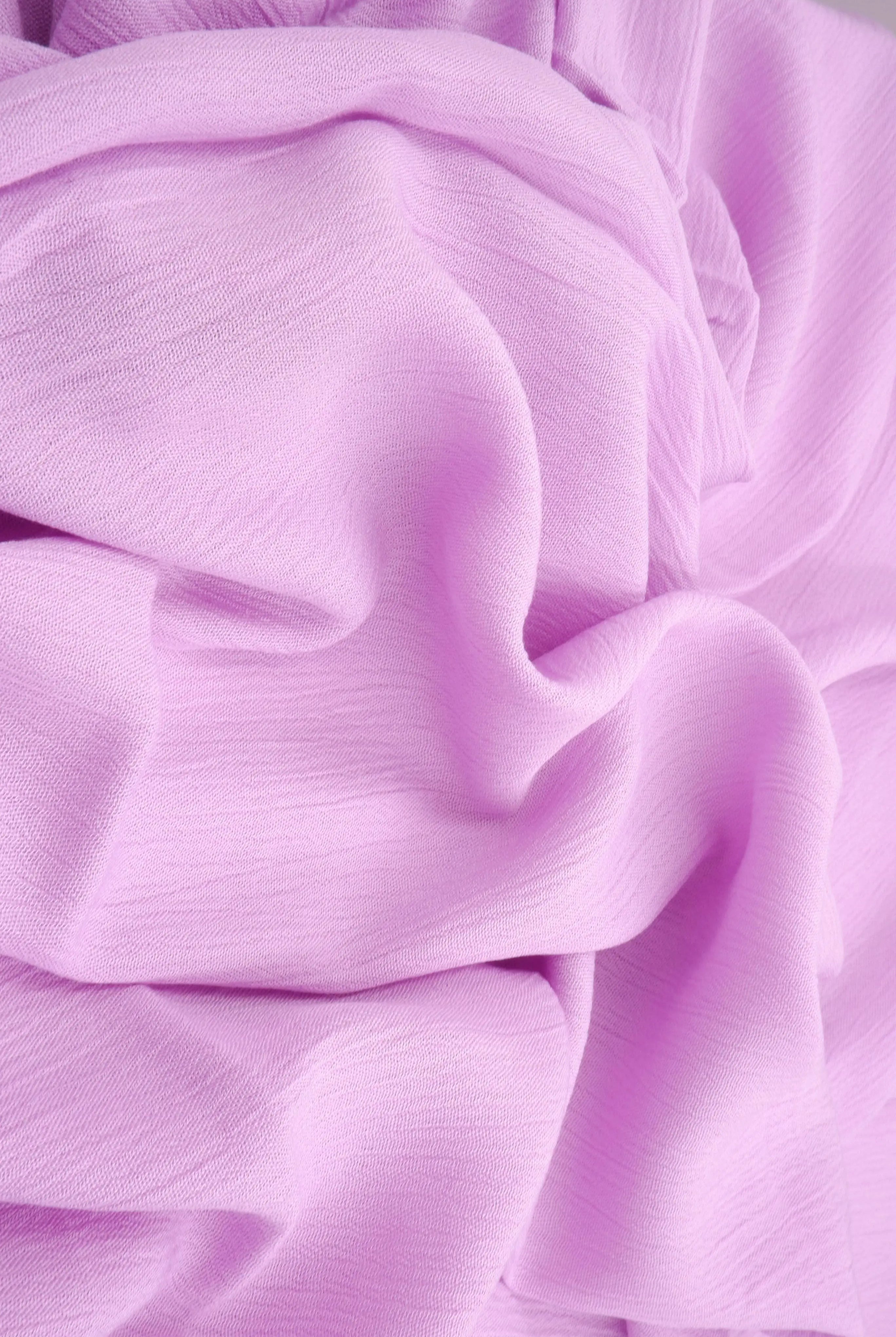 CRP3143 LAVENDER BLOUSE BOTTOMS CAMI CREPON DRESS NO-PRINT OUTERWEAR RAYON SKIRTS SOLID T-SHIRT TOPS TUNICS WOVEN