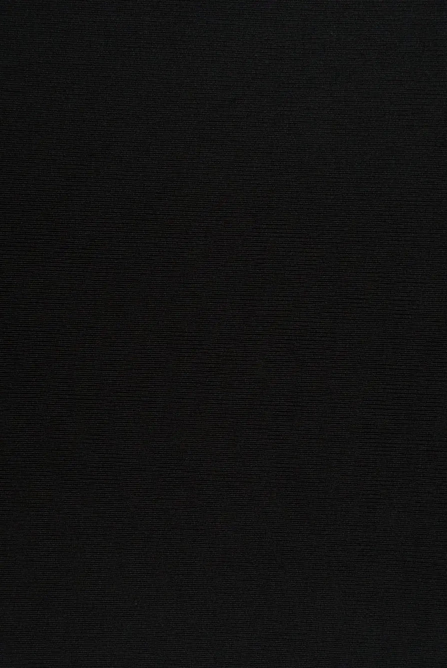 KNT3963 BLACK BLACK BODYSUIT BOTTOMS CAMI DRESS KNIT LOUNGEWEAR NO-PRINT PANTS POLYESTER RIBBED 1X1 SLINKY SOLID SPANDEX STRETCH T-SHIRT TOPS TUNICS