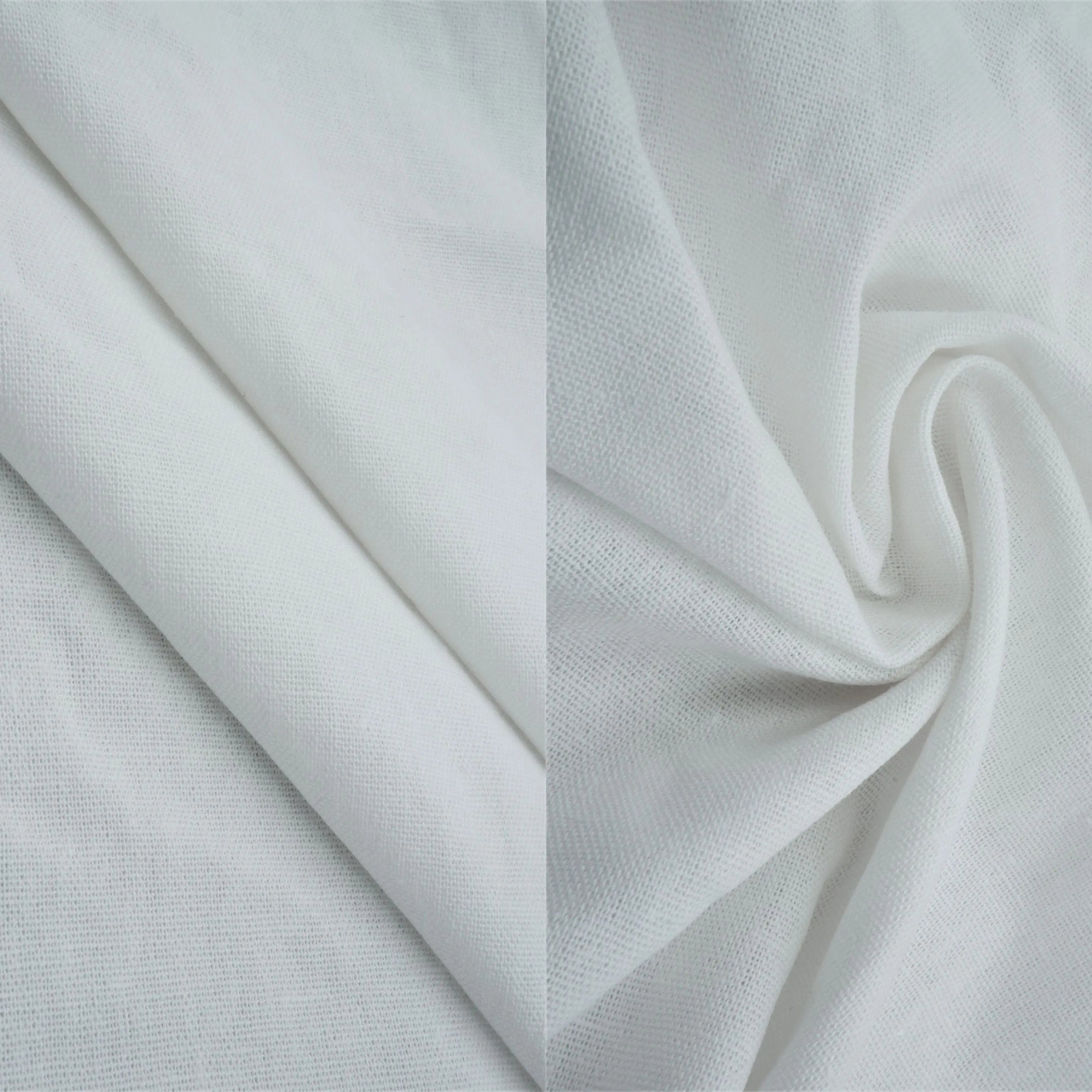 LIN-1500 WHITE BLOUSE BOTTOMS CAMI DRESS LINEN NO-PRINT OUTERWEAR SKIRTS SOLID TOPS TUNICS VISCOSE WOVEN