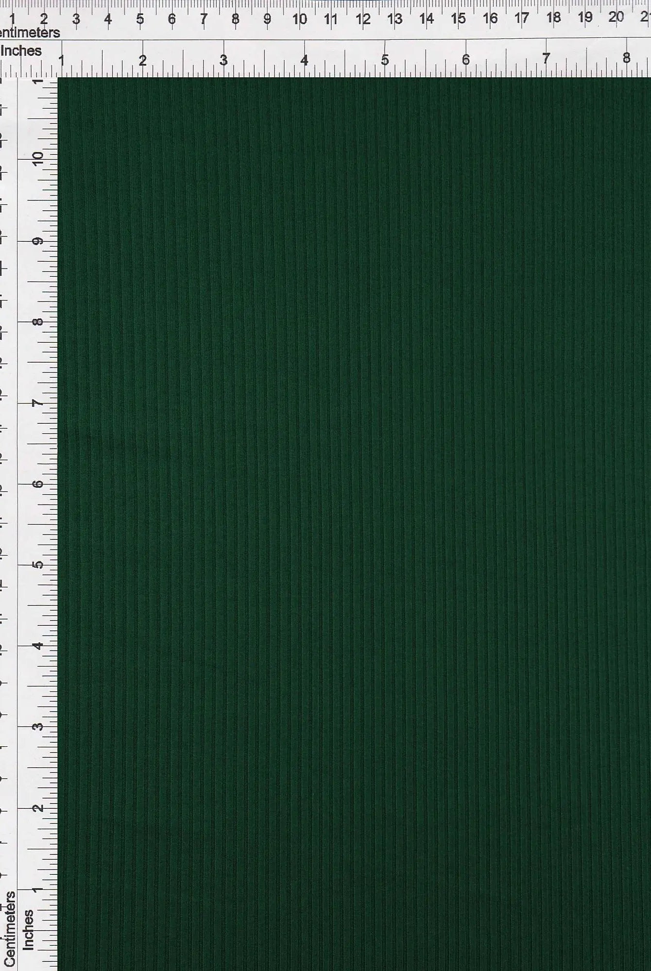 KNT4151 HUNTER GREEN KNIT POLYESTER RIB 4X2 SOLID-B SPANDEX STRETCH YUMMY