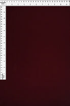 KNT4151 BURGUNDY KNIT POLYESTER RED RIB 4X2 SOLID-B SPANDEX STRETCH YUMMY