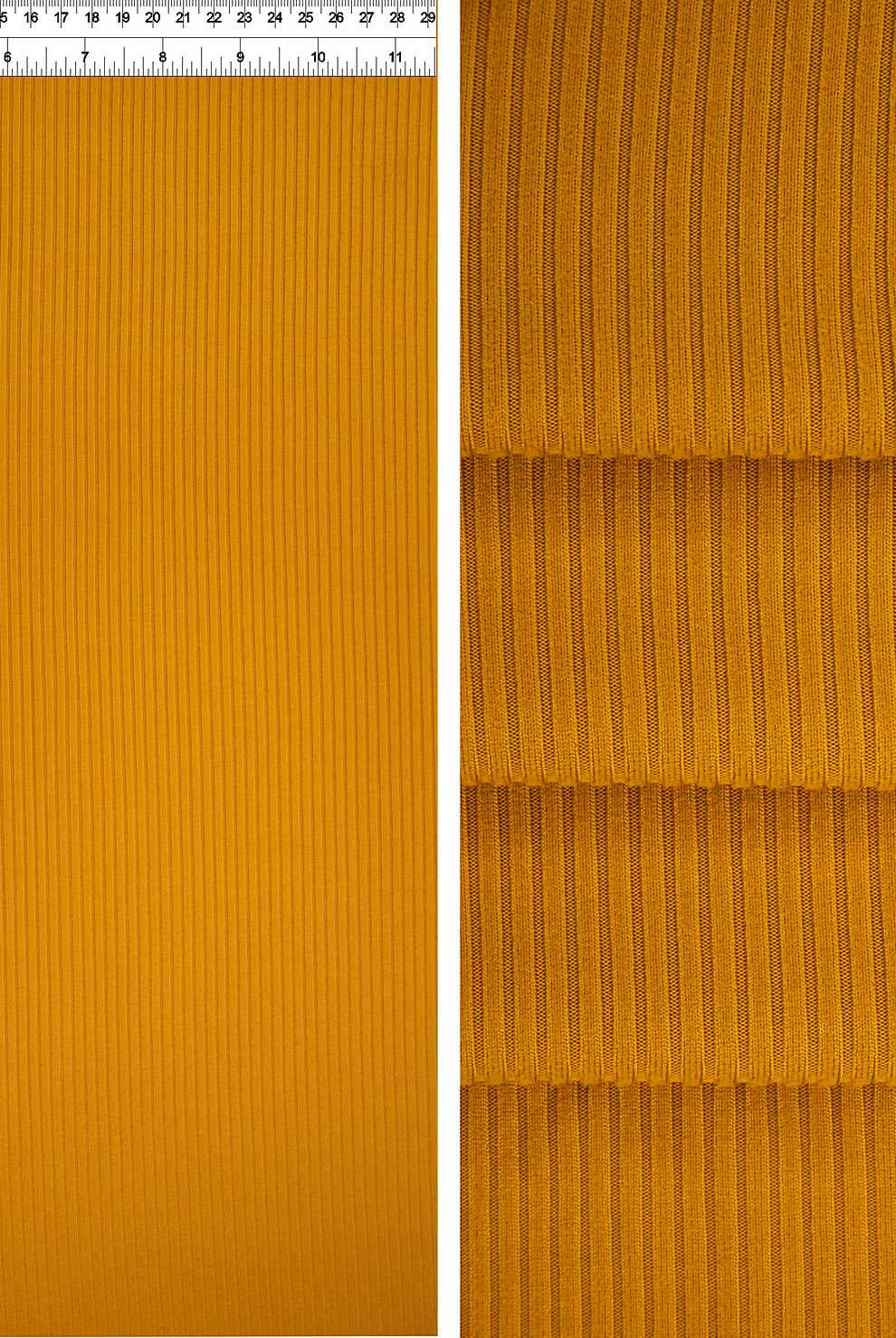 KNT4151 MUSTARD BLOUSE BODYSUIT BOTTOMS CAMI DRESS KNIT NO-PRINT POLYESTER RIB 4X2 SOLID-B SPANDEX STRETCH TOPS YUMMY