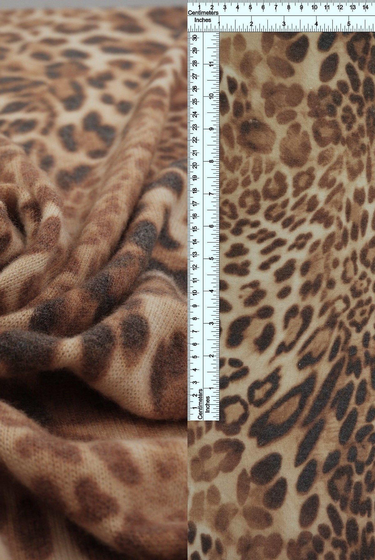 KNT4163-SE20139 SAND ANIMAL BLOUSE BOTTOMS BROWN CAMI CAT CHEETAH DRESS KNIT LOUNGEWEAR PANTS POLYESTER PRINT RAYON SKIRTS SPANDEX STRETCH SWEATER
