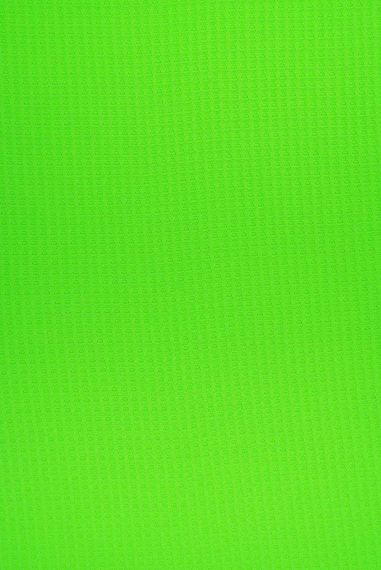 KNT3634 NEON GREEN BLOUSE BODYSUIT CAMI KNIT LOUNGEWEAR POLYESTER RAYON SOLID SPANDEX STRETCH T-SHIRT TOPS TUNICS WAFFLE
