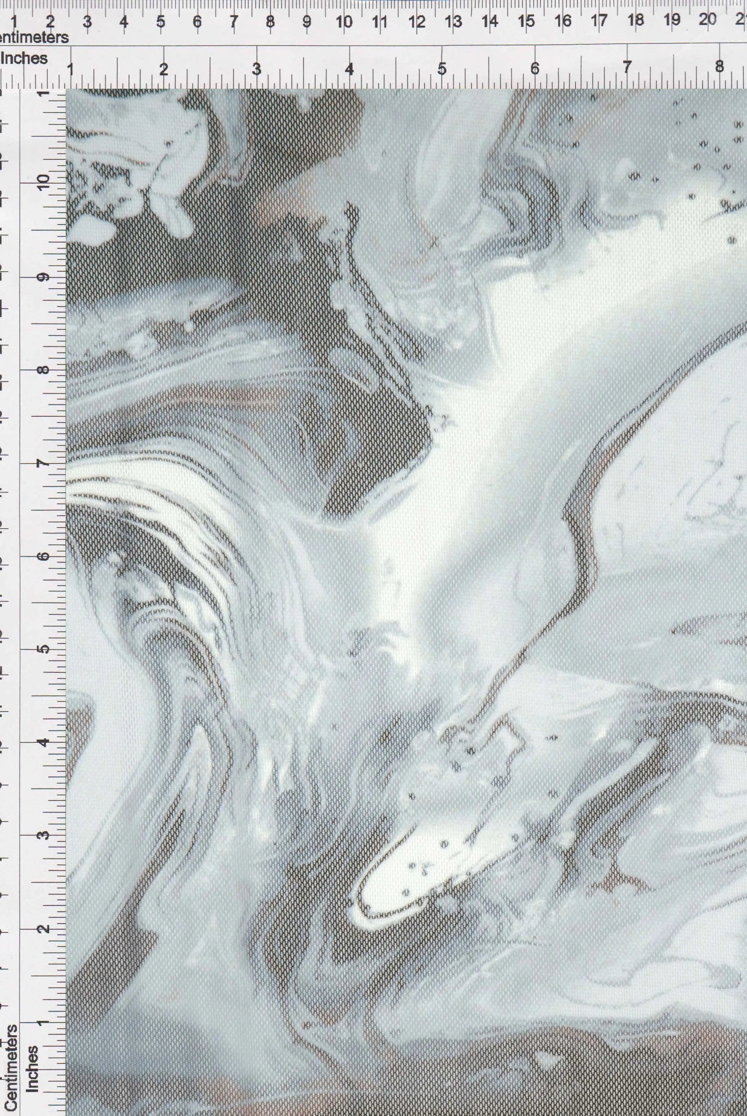 MESH-MS11335D BLACK/CHARCOAL ABSTRACT BLOUSE BODYSUIT CAMI DIGITAL PRINT FLOCKING LOUNGEWEAR MESH POLYESTER SPANDEX STRETCH TOPS TUNICS