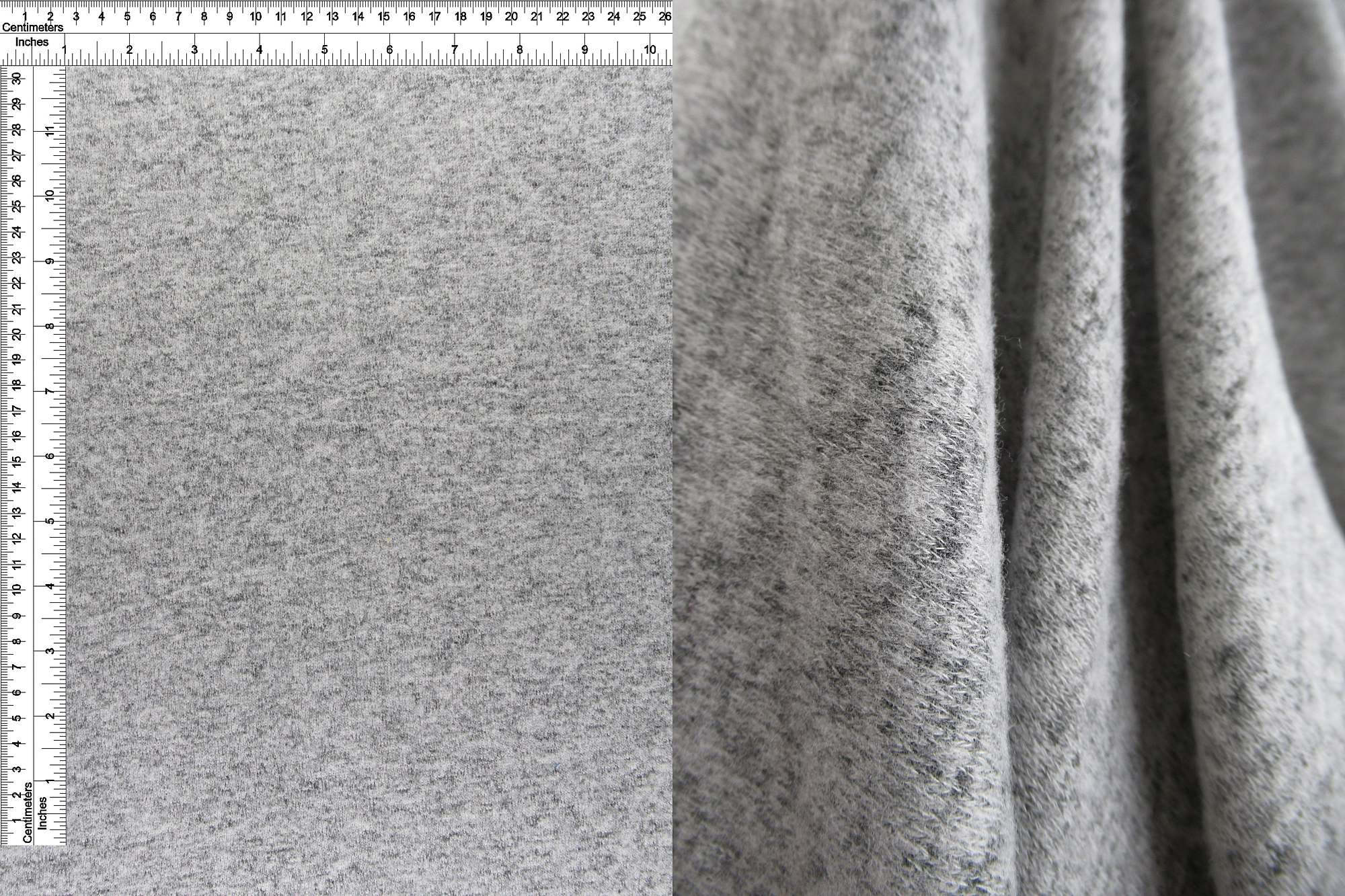 KNT3905 HEATHER GREY BOTTOMS FLEECE GREY KNIT OUTERWEAR PANTS POLYESTER RAYON SKIRTS SOLID SPANDEX STRETCH SWEATER SWEATSHIRT