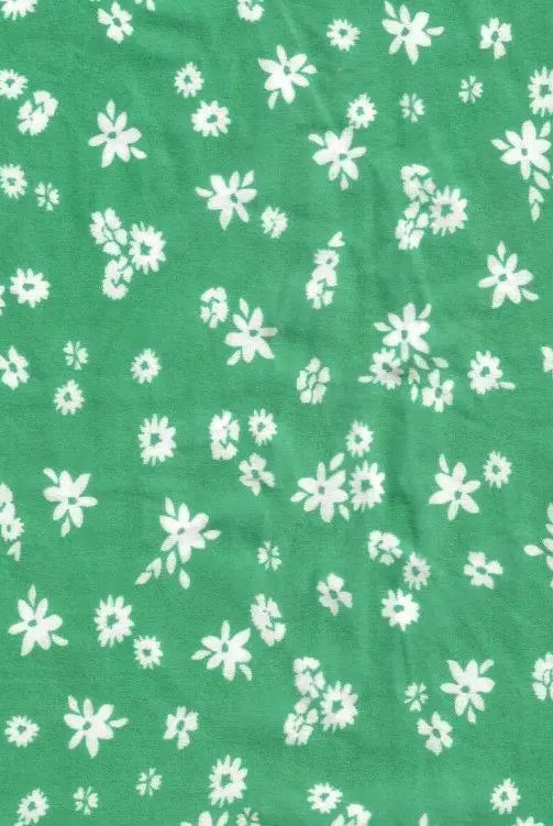 DTY Brushed Ditsy Floral Print Stretch Knit Fabric - KNT2100-MS10217