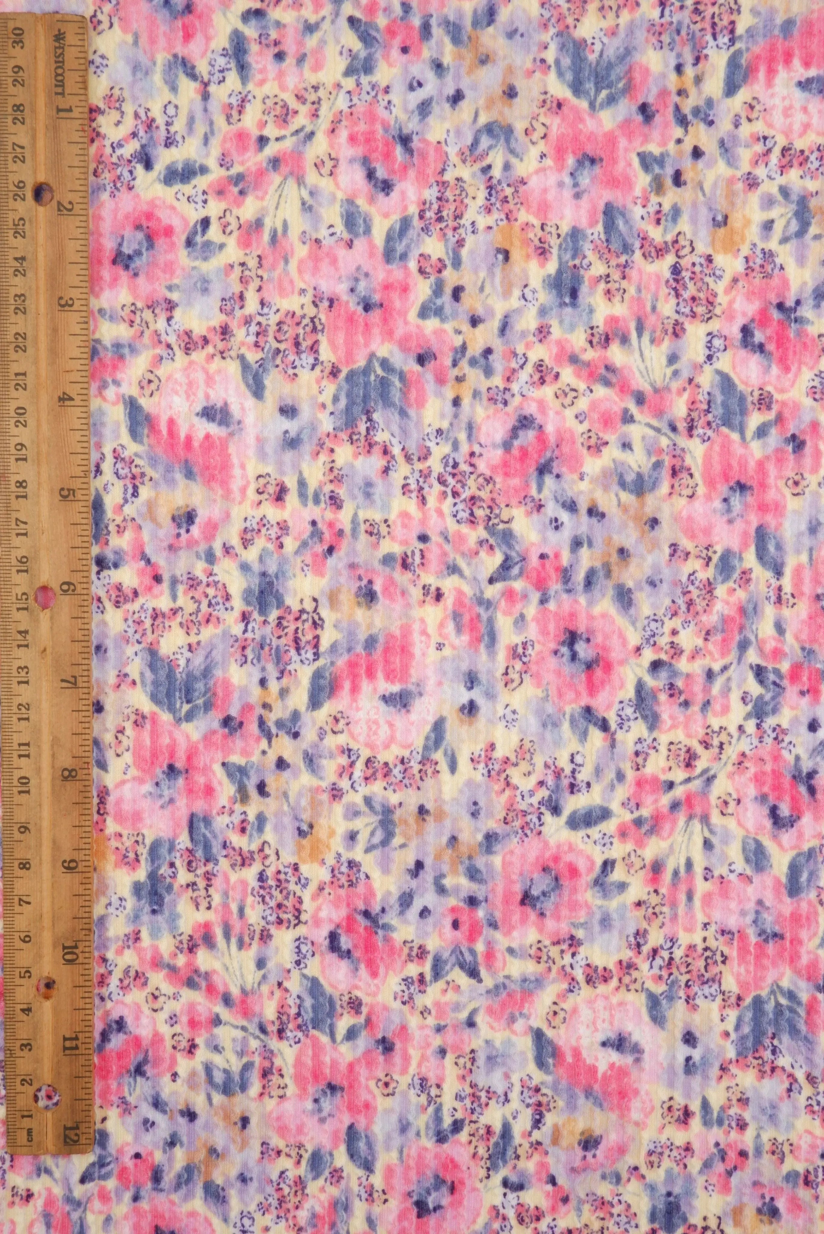 KNT4463-MS11062 PINK/YELLOW KNIT