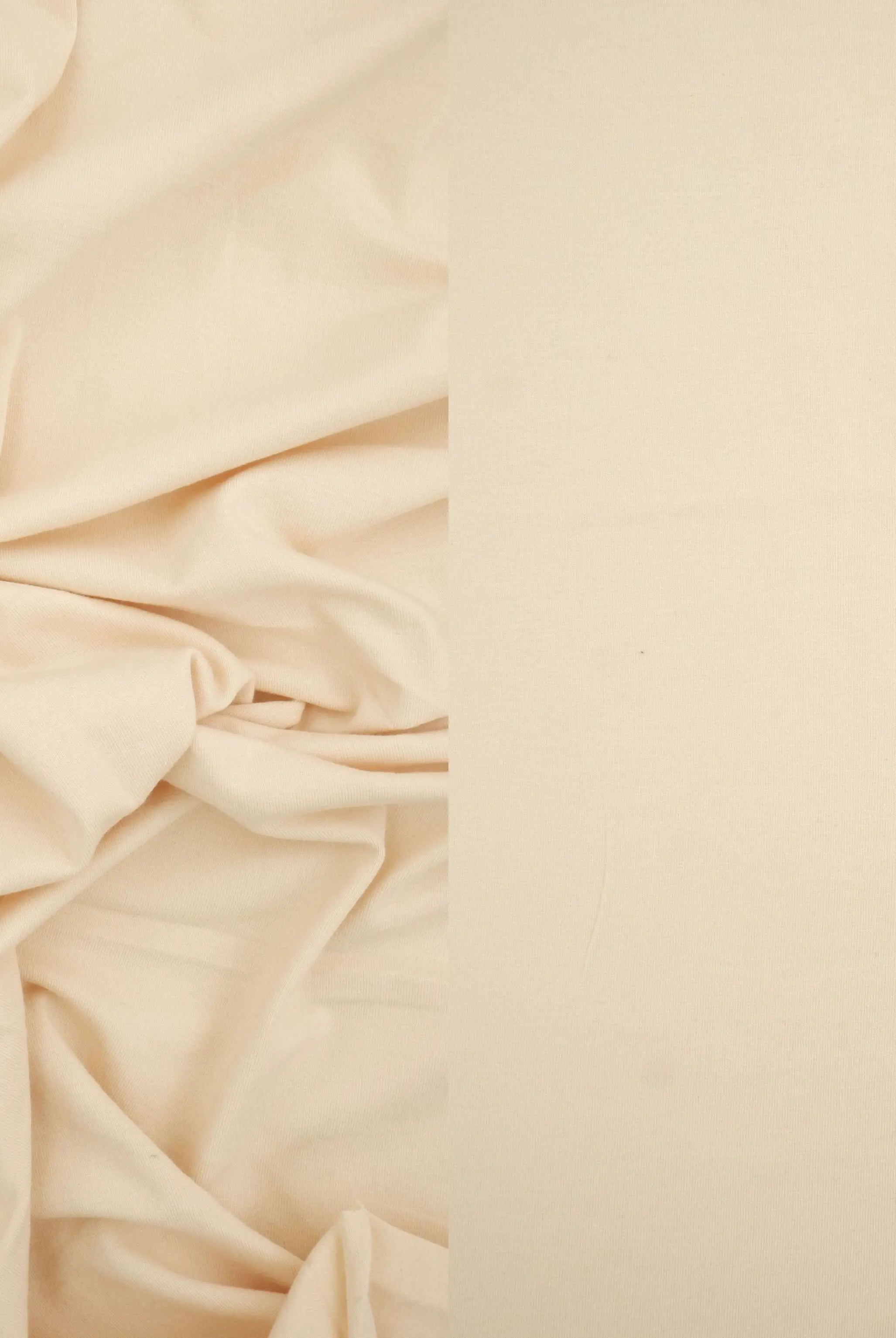 KNT4459 CREAM KNIT SOLID-B STRETCH