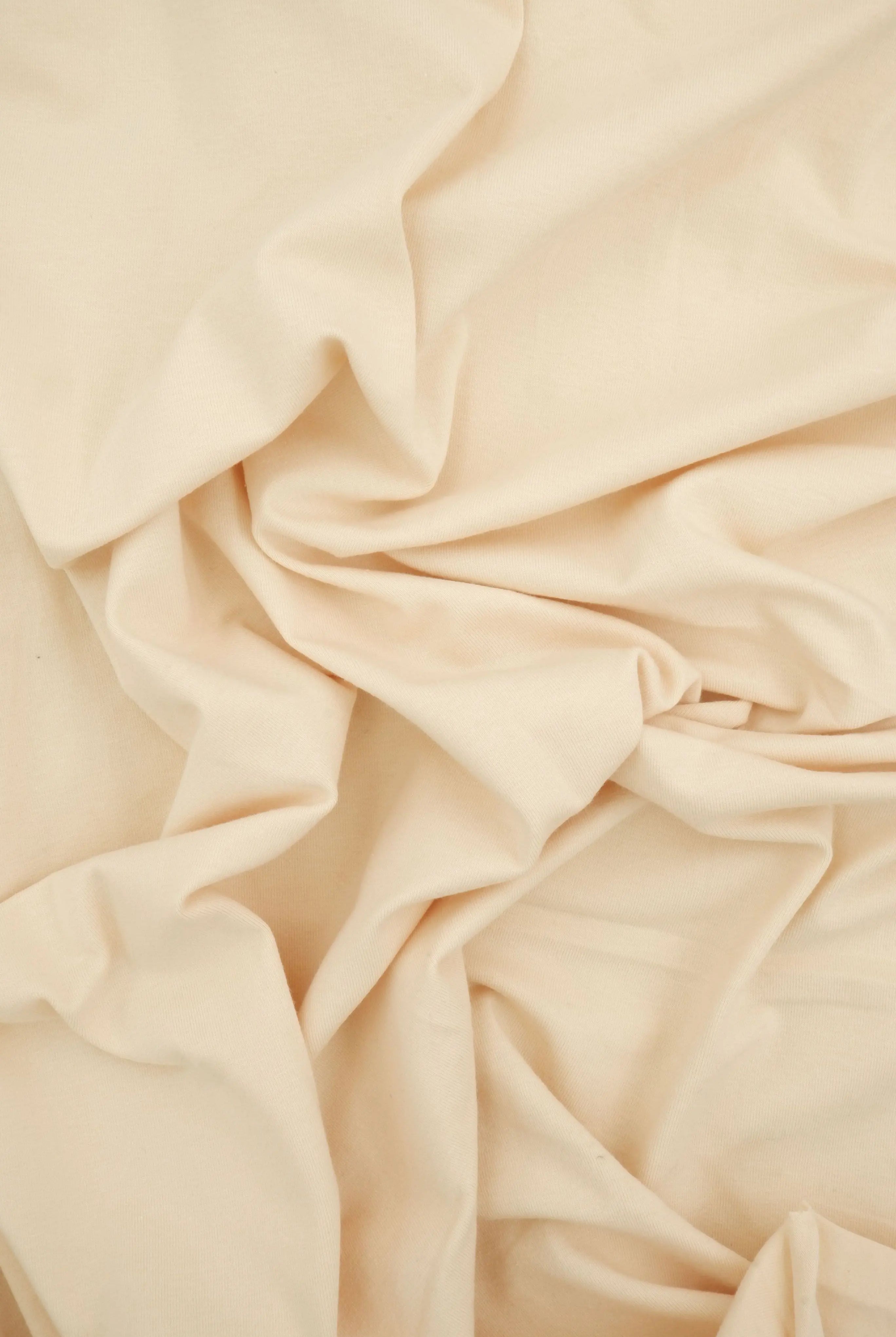 KNT4459 CREAM KNIT SOLID-B STRETCH