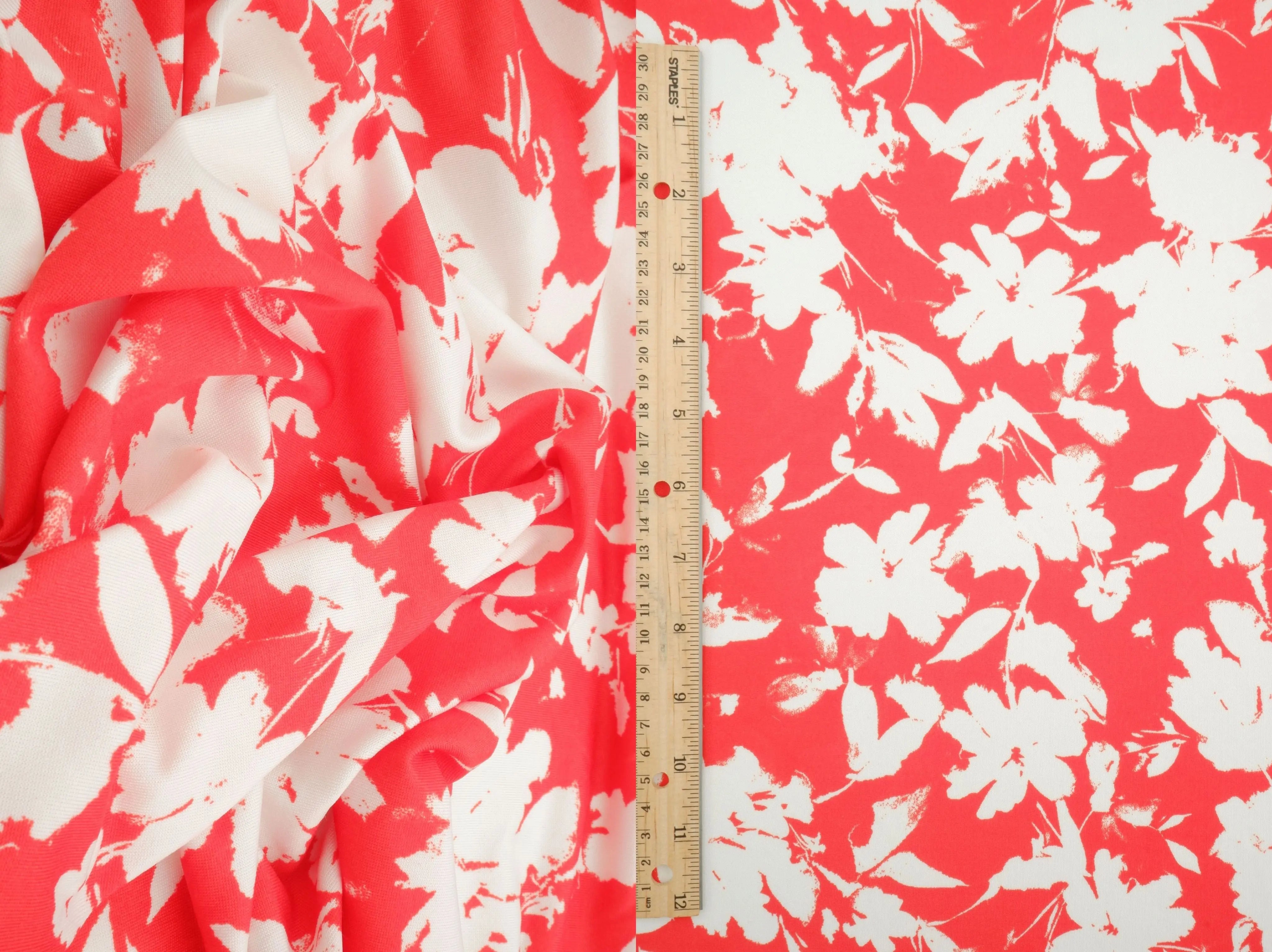 KNT4498-MS11690 RED ACTIVEWEAR BLOUSE BOTTOMS CAMI DRESS DTY FLORAL KNIT PANTS POLYESTER PRINT SKIRTS SPANDEX T-SHIRT TOPS