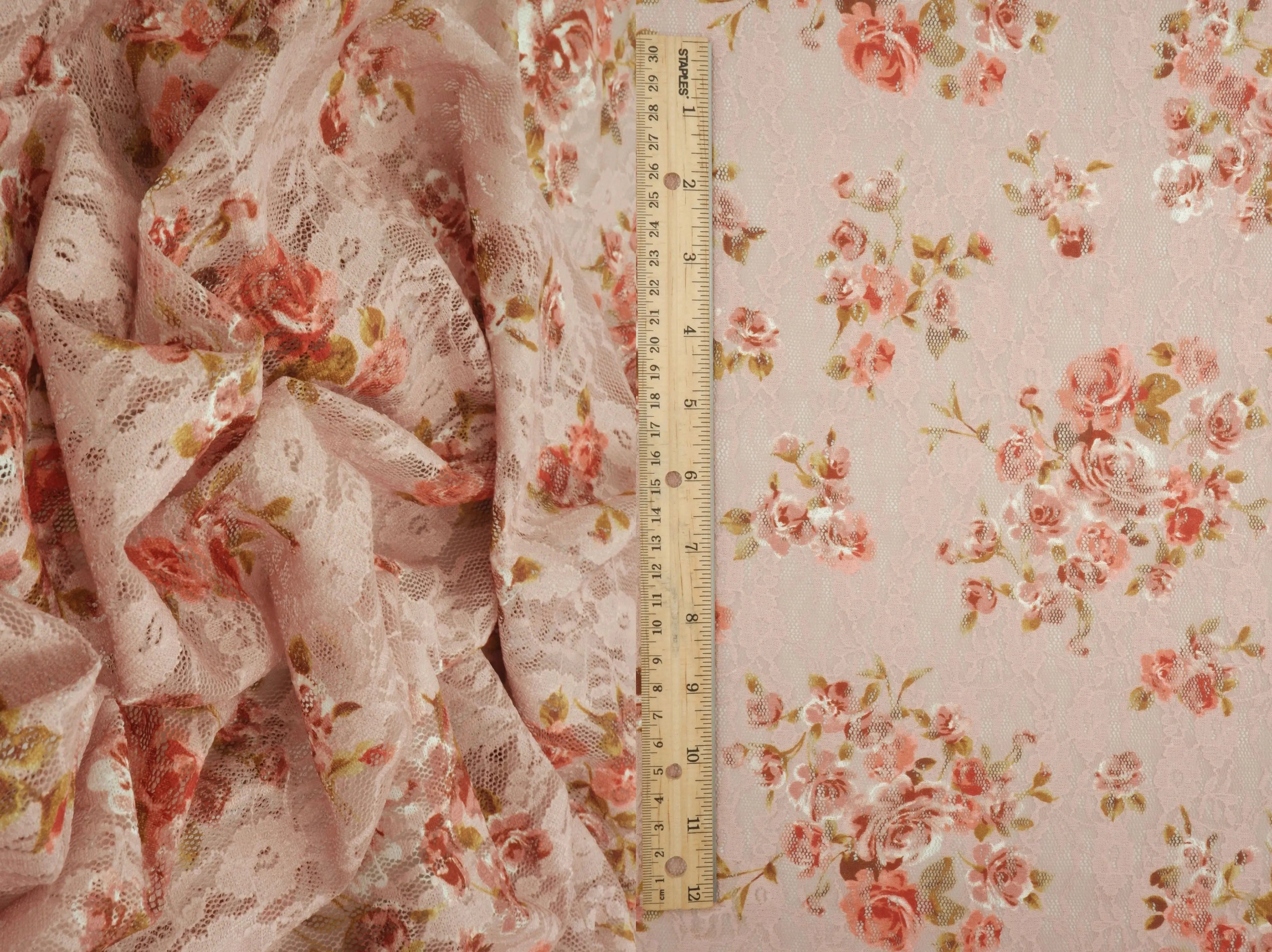 LACE4481-M11765 CAMEO BLOUSE CAMI DIGITAL PRINT DITSY DRESS LACE POLYESTER SKIRTS SPANDEX TOPS