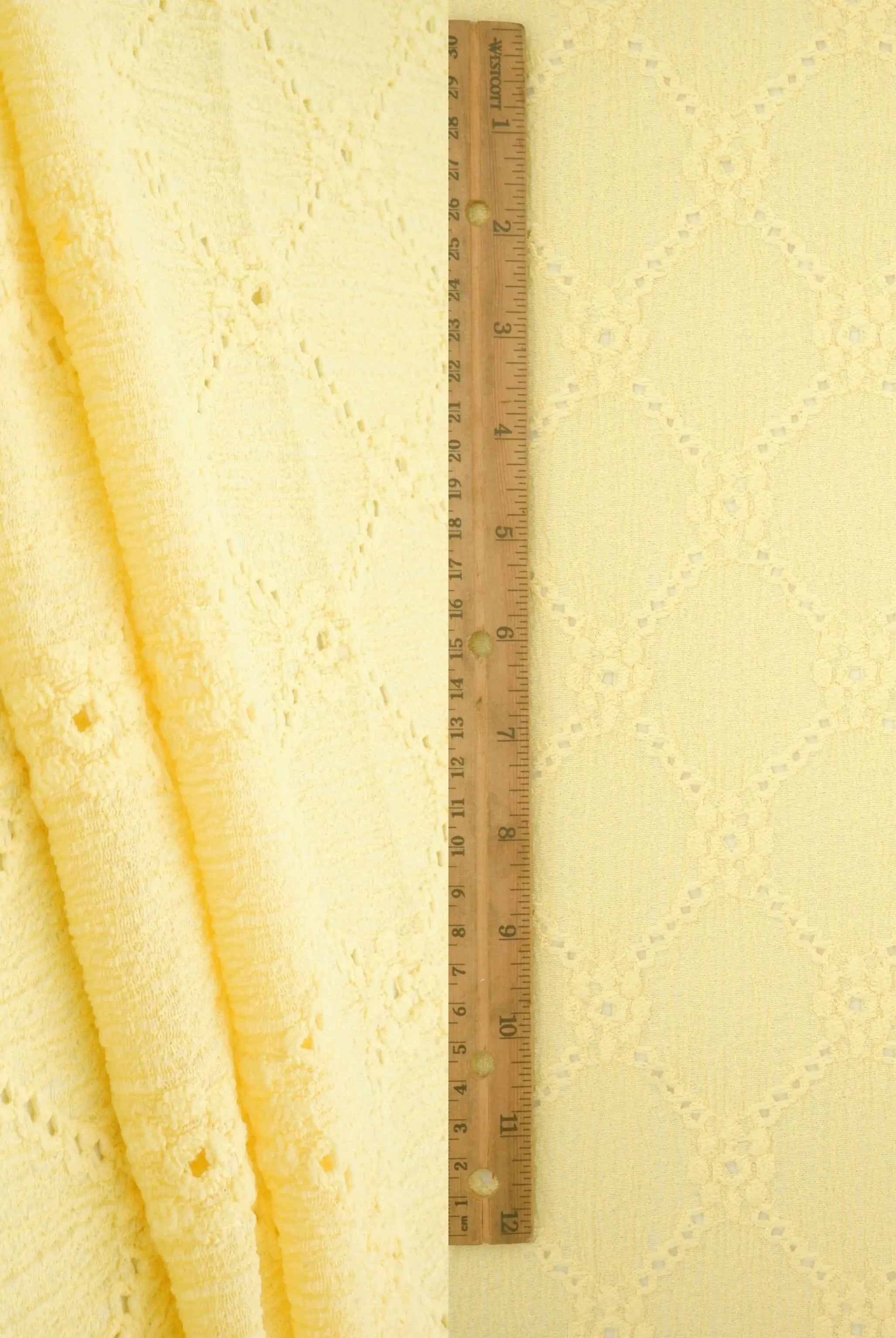 LACE4673 YELLOW BUTTER LACE