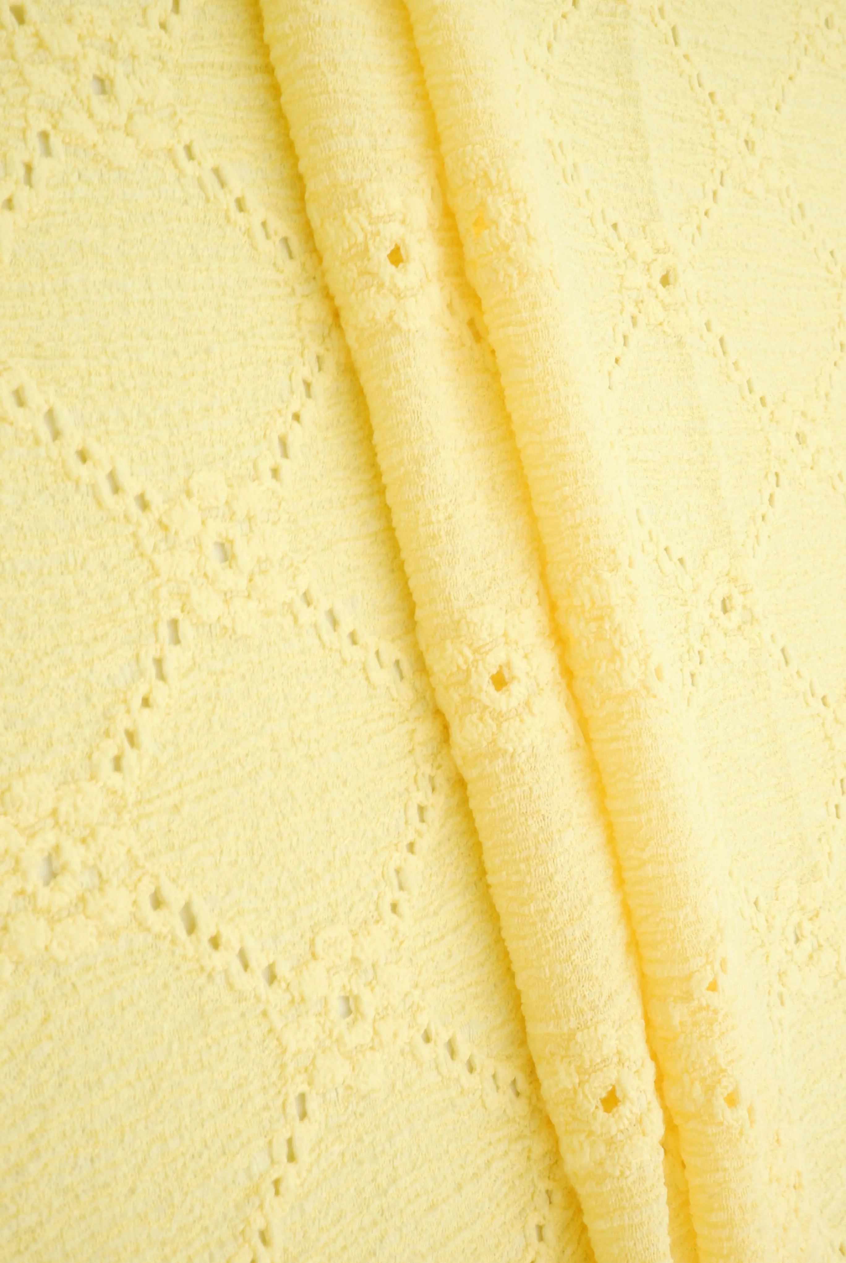 LACE4673 YELLOW BUTTER LACE