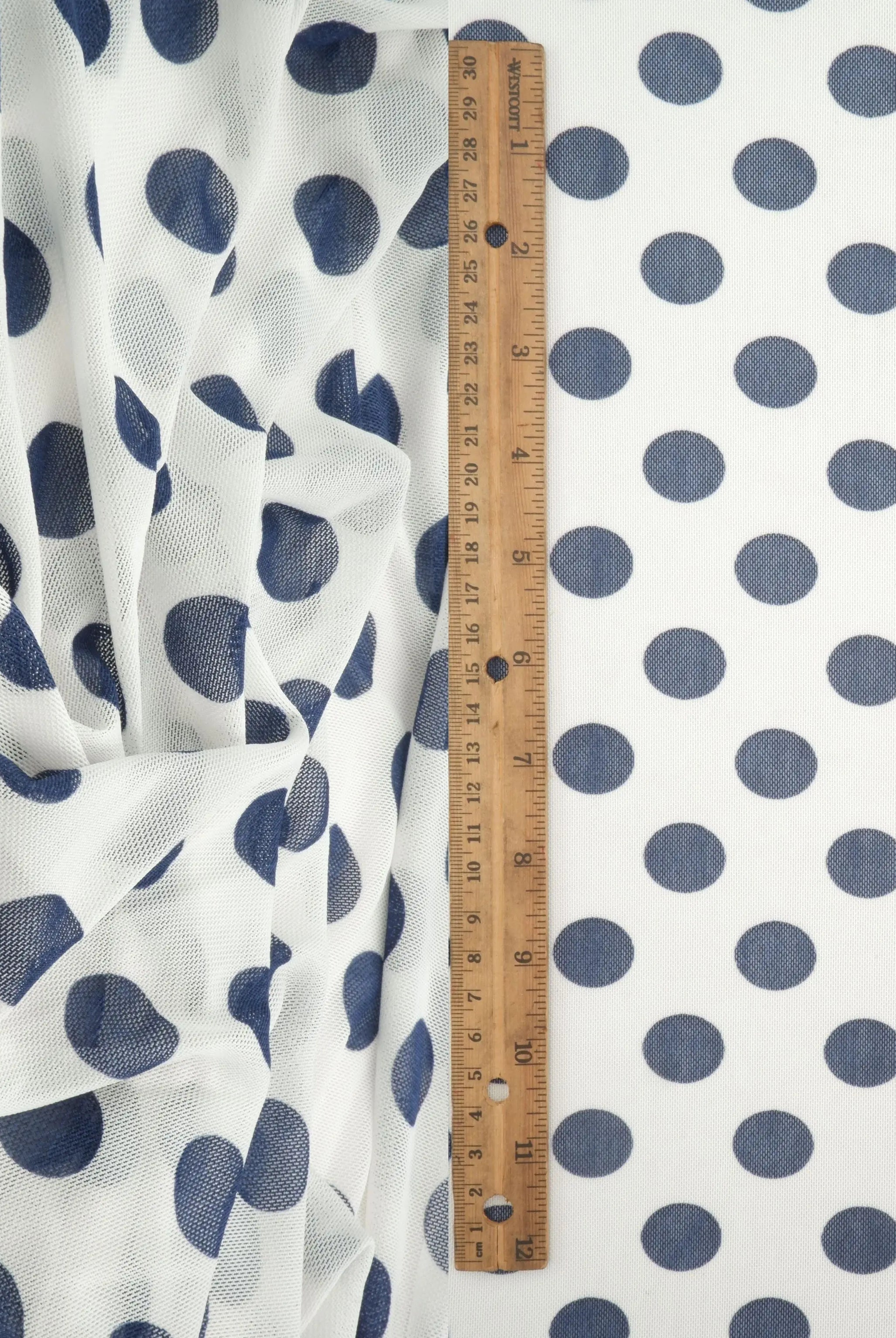 MESH-DU1665 IVORY/NAVY MESH