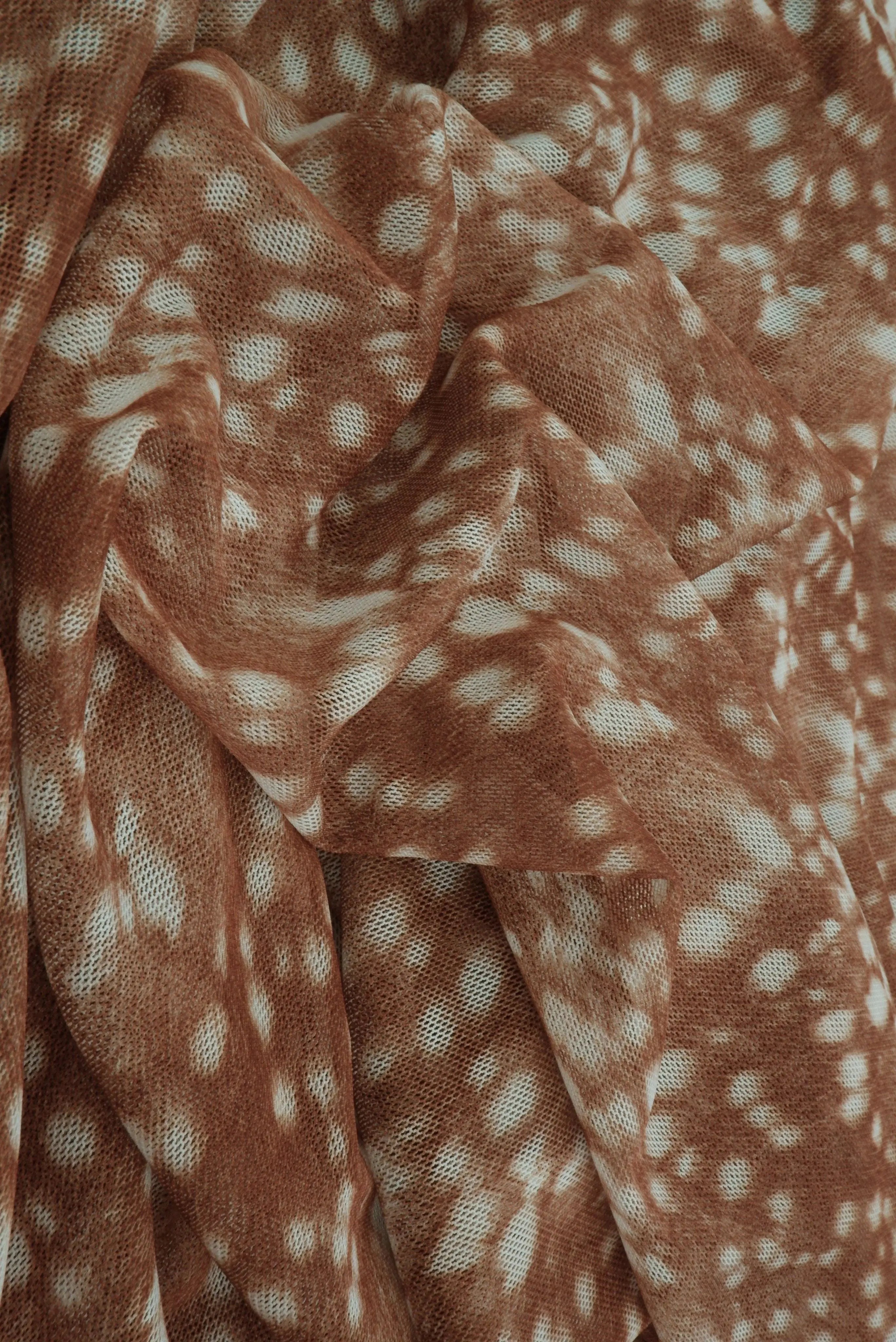 MESH-MS11748 CAMEL ANIMAL BLOUSE BODYSUIT BOTTOMS CAMI DIGITAL PRINT DRESS MESH POLYESTER SKIRTS SPANDEX TOPS