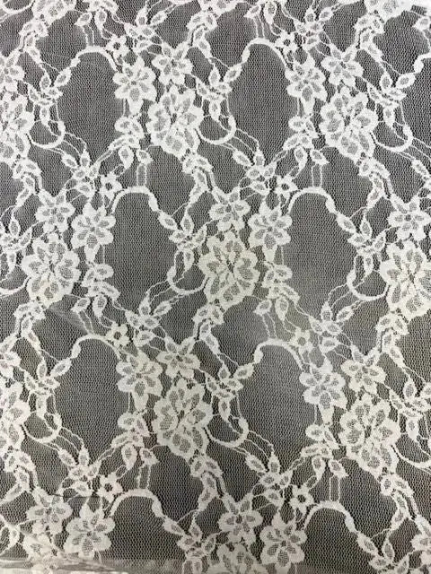 Nylon Floral Lace Fabric - LACE-1483