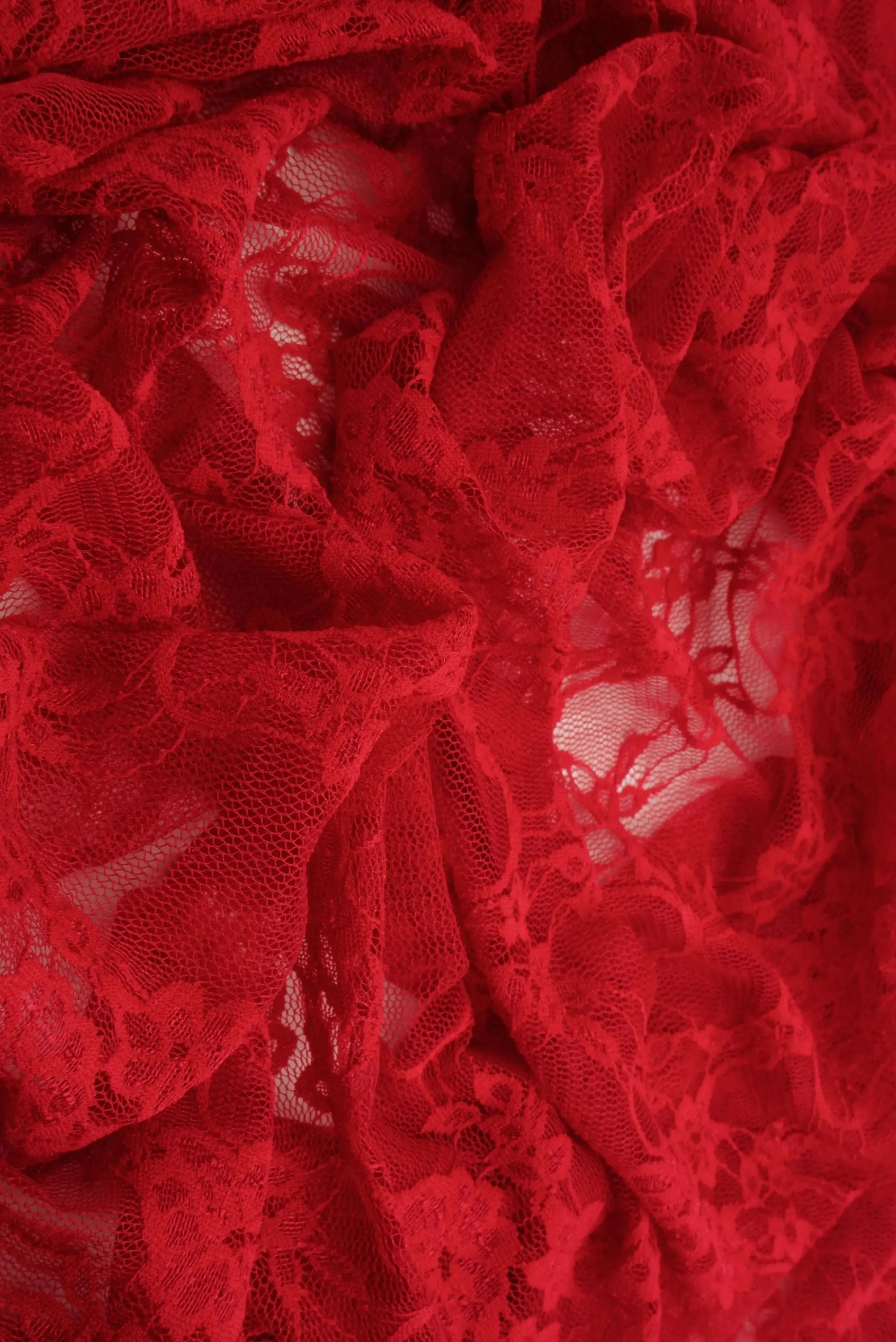 Nylon Floral Lace Fabric - LACE-1483