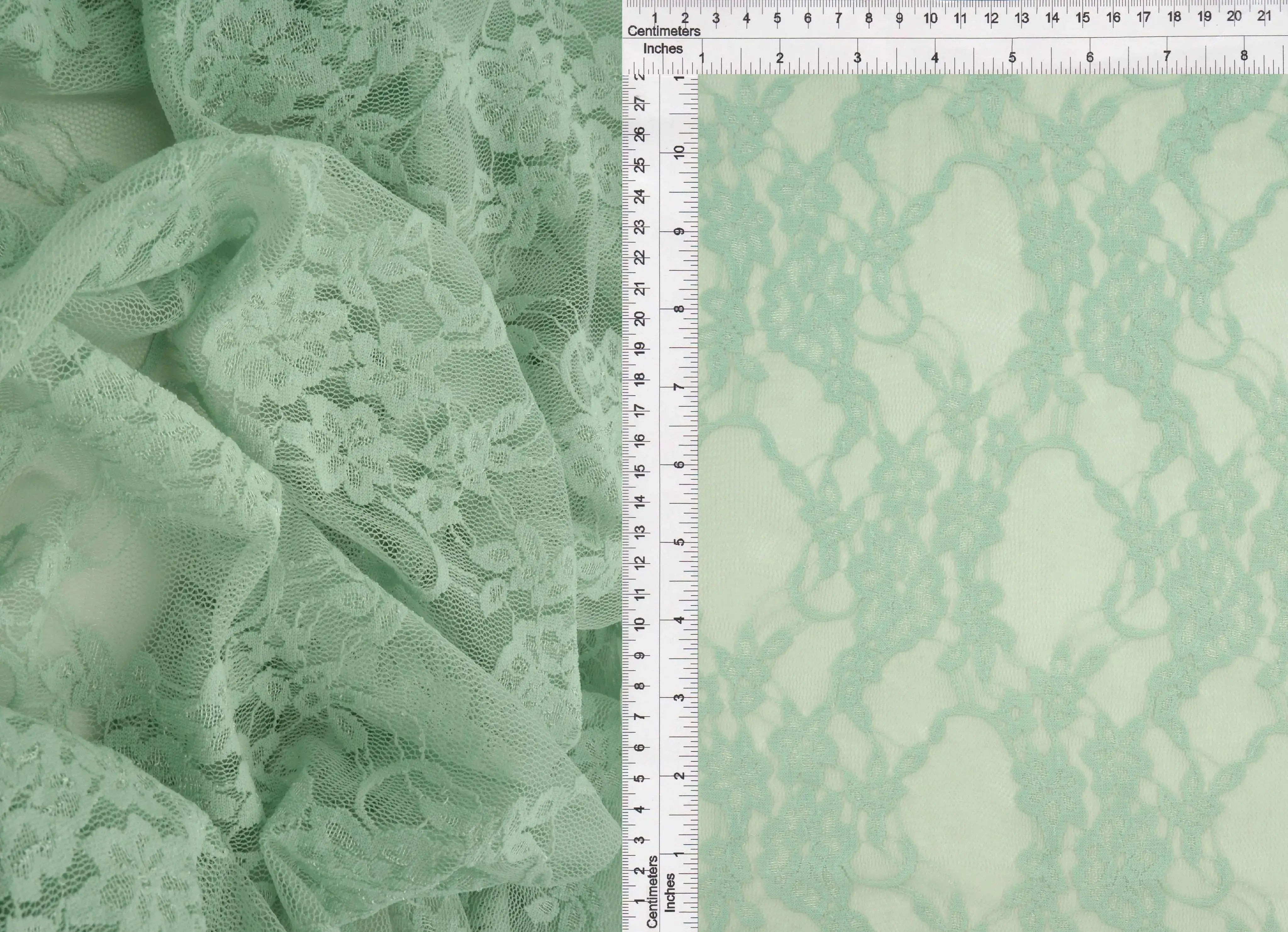 Nylon Floral Lace Fabric - LACE-1483