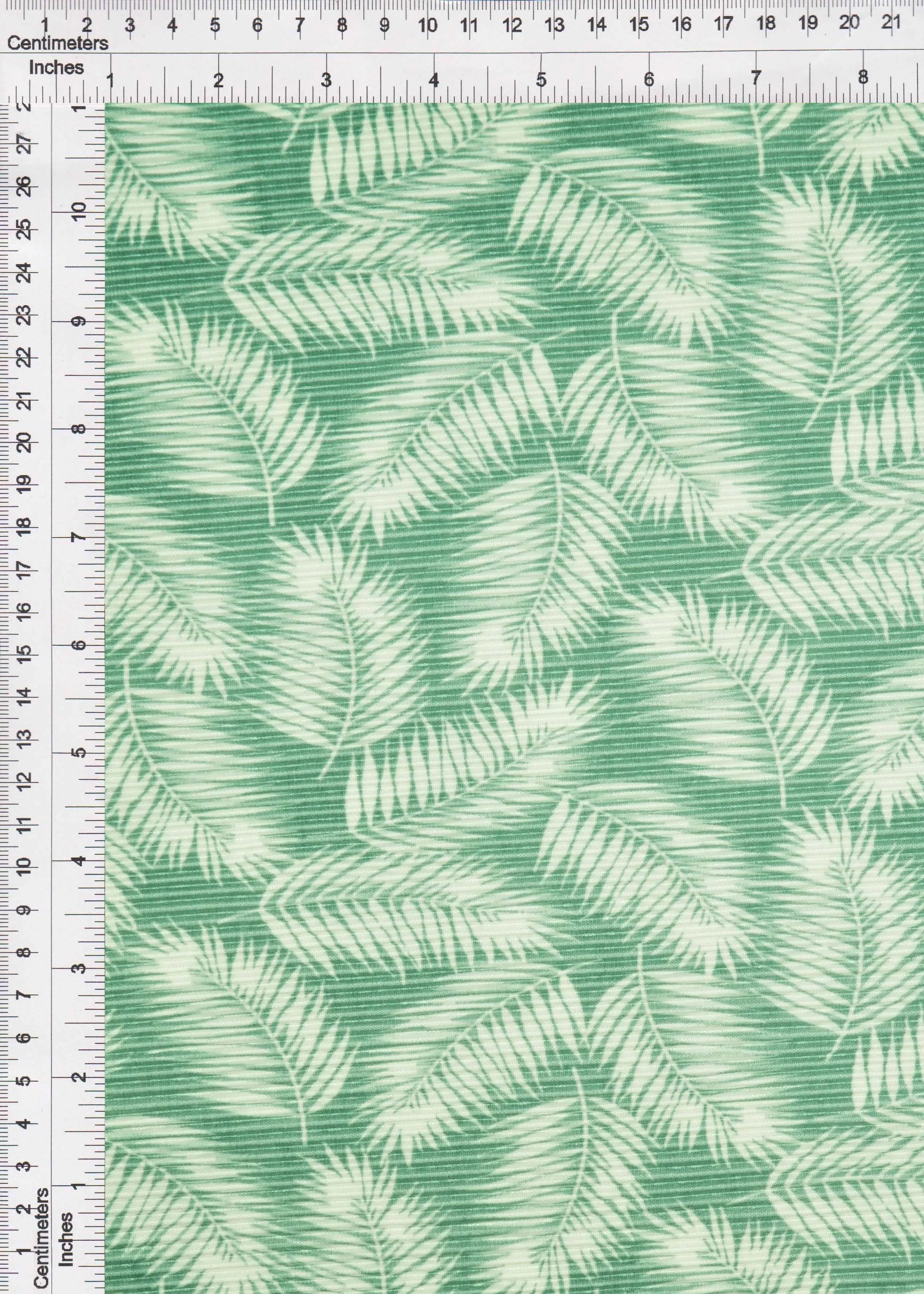 KNT3696-Q20507B SAGE DUSTY BLOUSE BODRE BODYSUIT BOTTOMS CAMI DRESS INTERLOCK KNIT LEAF PANTS PLEATED POLYESTER PRINT SKIRTS STRETCH TOPS TROPICAL