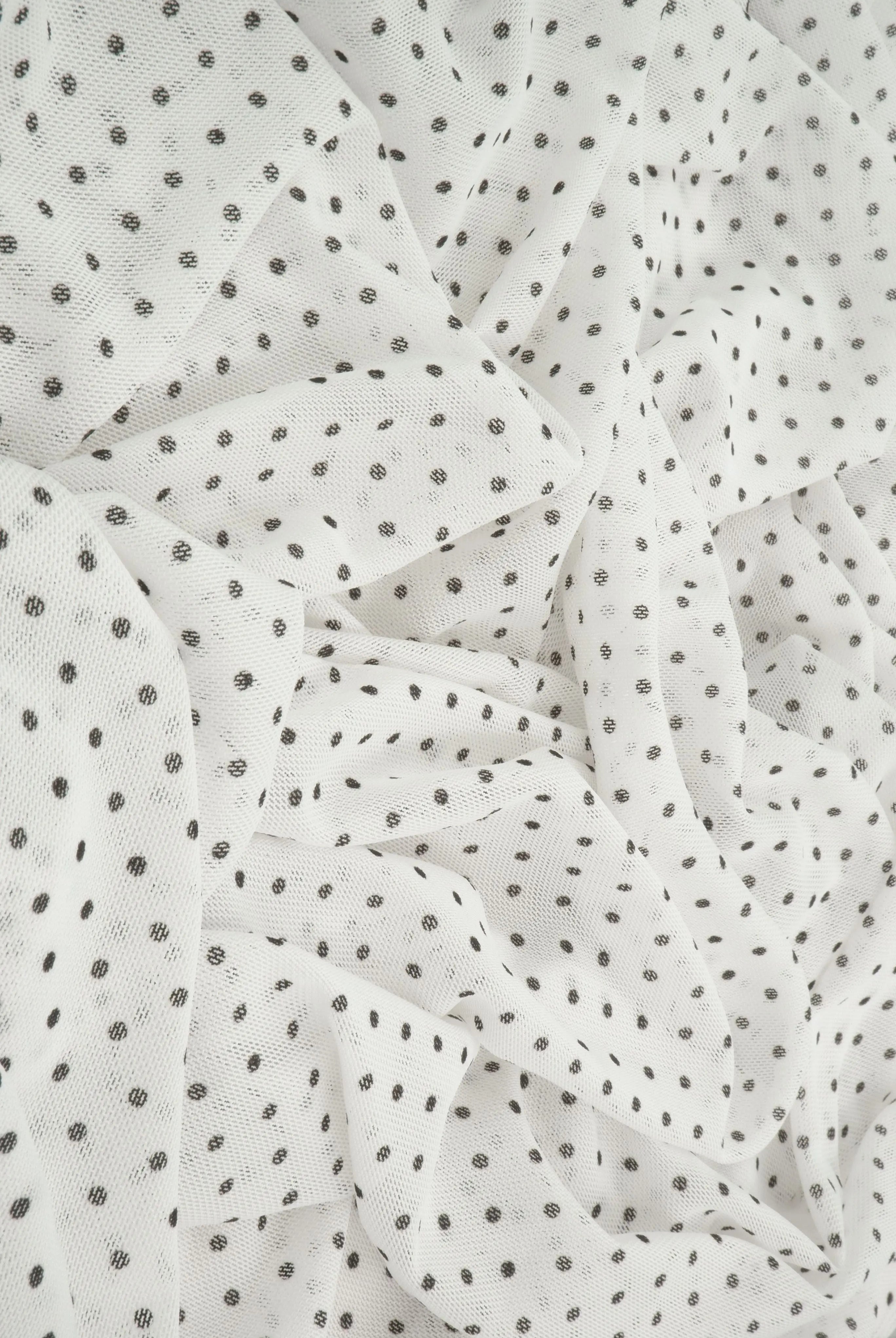 MESH-DU1614 IVORY/BLACK MESH