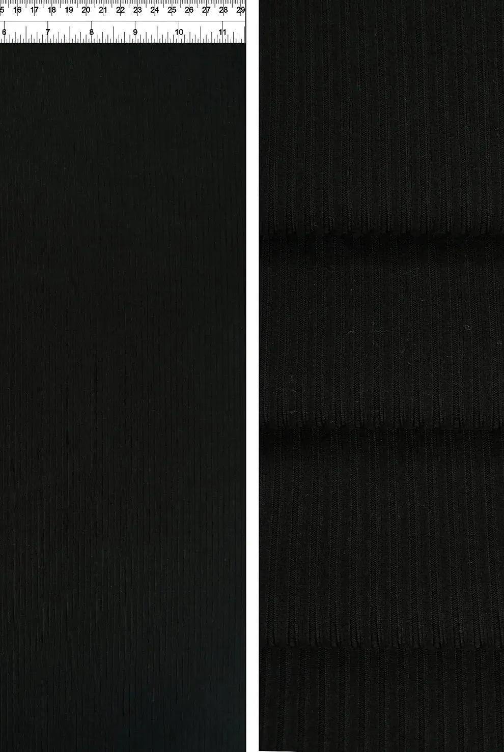 Rib Solid Stretch Knit Fabric - KNT4151