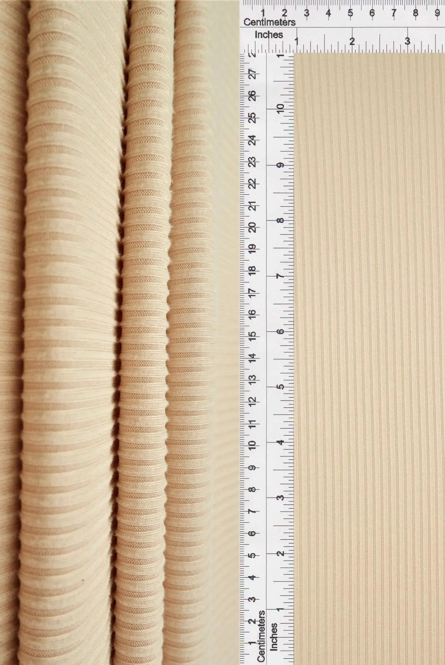 Rib Solid Stretch Knit Fabric - KNT4151