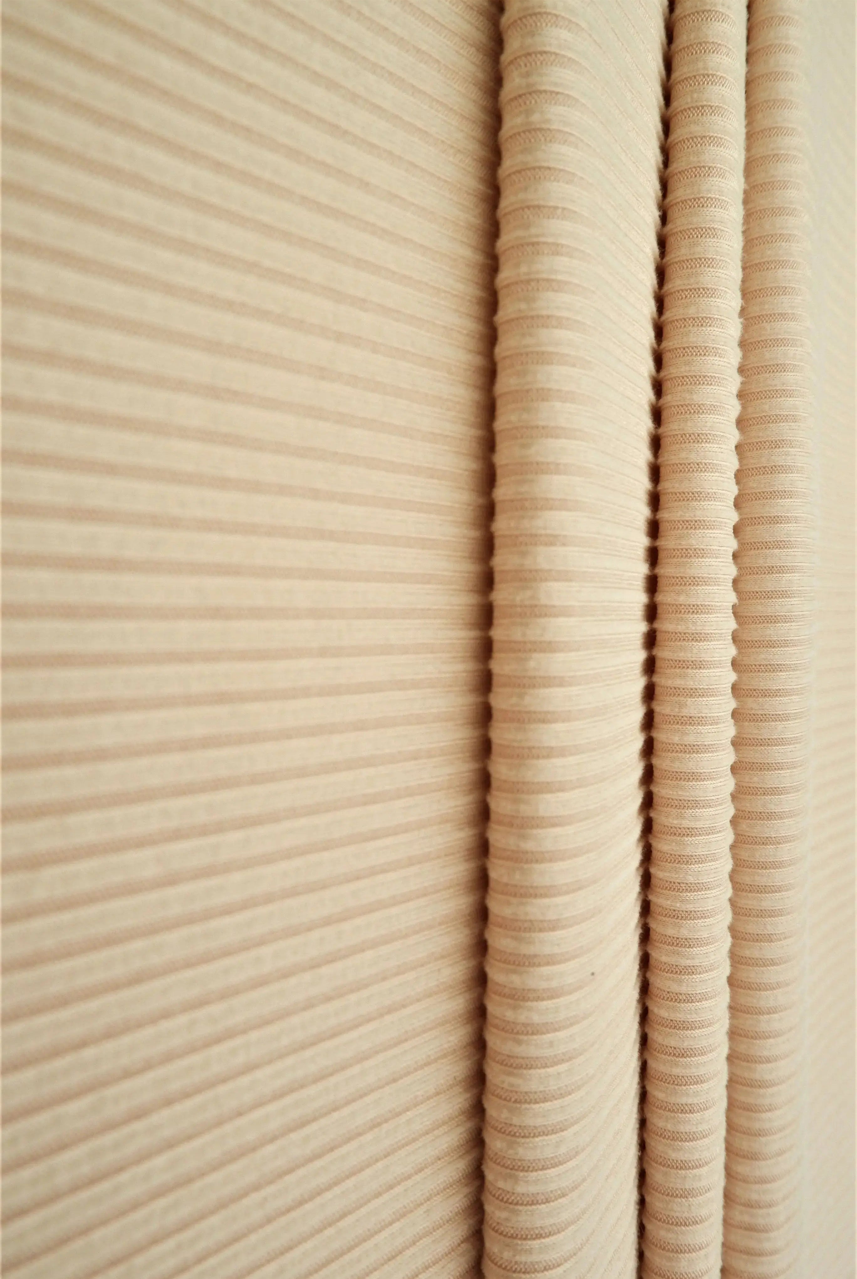 Rib Solid Stretch Knit Fabric - KNT4151