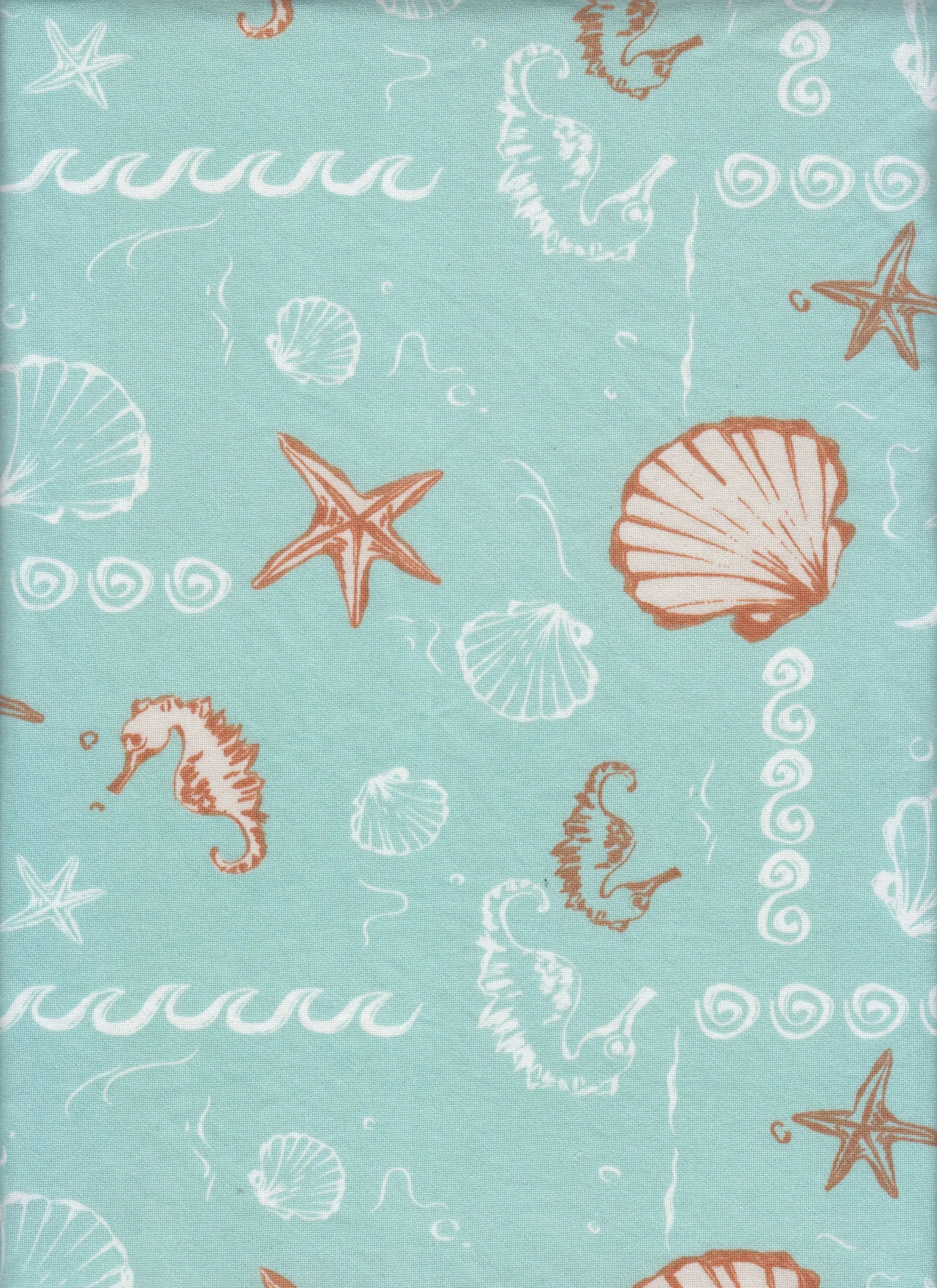 Under the Sea Print Stretch DTY Knit Fabric - KNT4498-MS11508
