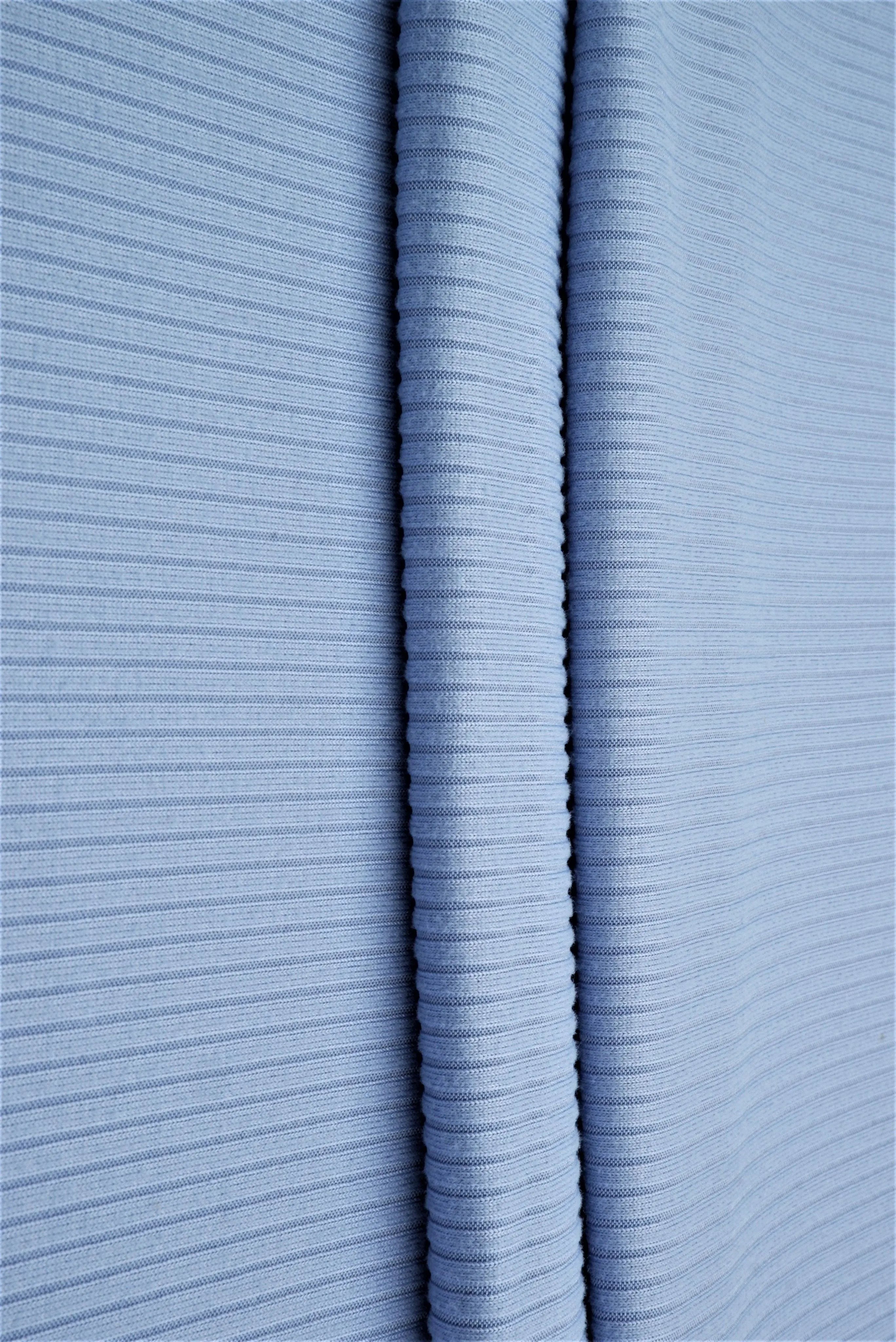 KNT4151 BLUE BLUE BODYSUIT BOTTOMS CAMI DRESS KNIT LOUNGEWEAR NO-PRINT PANTS POLYESTER RIB 4X2 SOLID-B SPANDEX STRETCH TOPS YUMMY