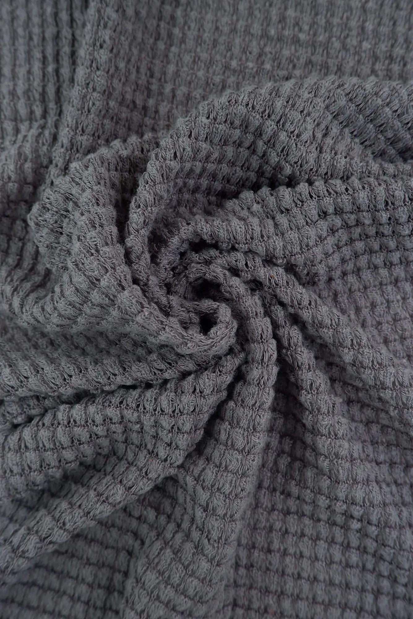 KNT4190 GREY ACTIVEWEAR BOTTOMS CAMI DRESS KNIT LOUNGEWEAR NO-PRINT POLYESTER RAYON SOLID SPANDEX STRETCH SWEATER TOPS TUNICS WAFFLE