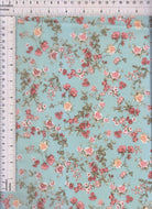 HIMLT-SE60602 MINT BLOUSE BODYSUIT BOTTOMS CAMI DRESS FLORAL FLOWER GREEN HI-MULTI NON STRETCH ORANGE PANTS POLYESTER PRINT SKIRTS SWISS DOT TOPS WOVEN