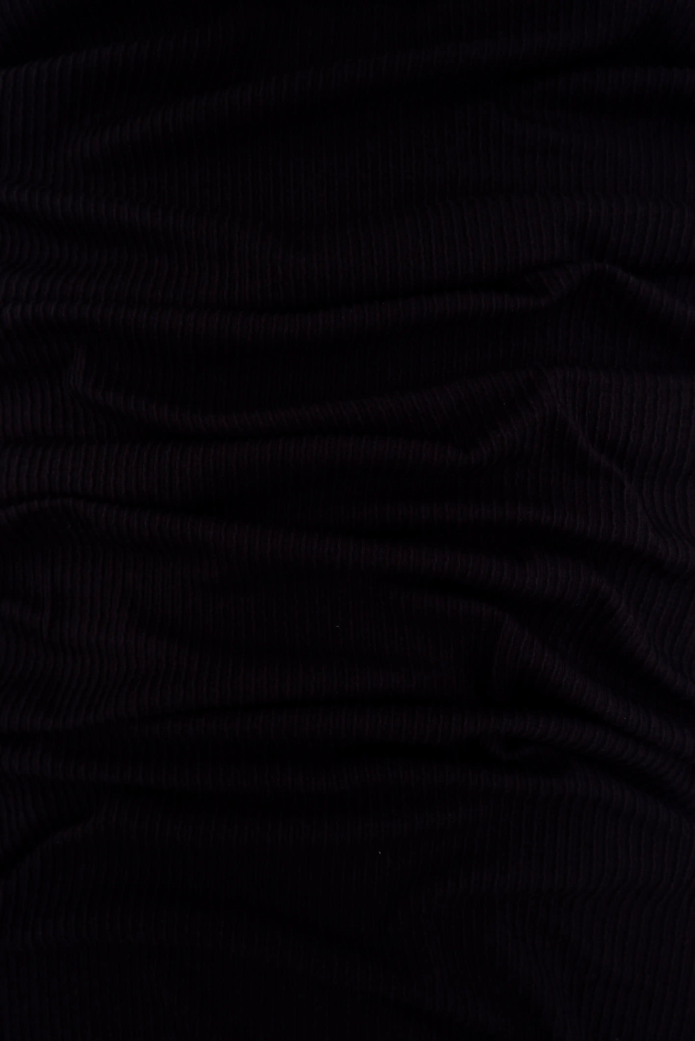 KNT4204 BLACK BIKER SHORTS BLACK BODYSUIT DOUBLE KNIT DRESS NO-PRINT PANTS POLYESTER RAYON RIB SKIRTS SOLID SPANDEX STRETCH TOPS TUNICS URBAN