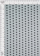 MESH-DU1128 WHITE/BLACK BLACK BLOUSE BODYSUIT CAMI DOT FLOCKING LOUNGEWEAR MESH POLYESTER PRINT SPANDEX STRETCH TOPS TUNICS WHITE