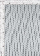 MESH-SE80852 WHITE/BLACK BLACK BLOUSE BLUE BODYSUIT CAMI DOT FLOCKING LOUNGEWEAR MESH POLYESTER PRINT SPANDEX STRETCH TOPS TUNICS WHITE