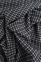 KNT4210 BLACK/BROWN LT DOUBLE KNIT DRESS JACQUARD OUTERWEAR PANTS PLAID POLYESTER RAYON SKIRTS SOLID-B SPANDEX STRETCH TUNICS YARN DYED